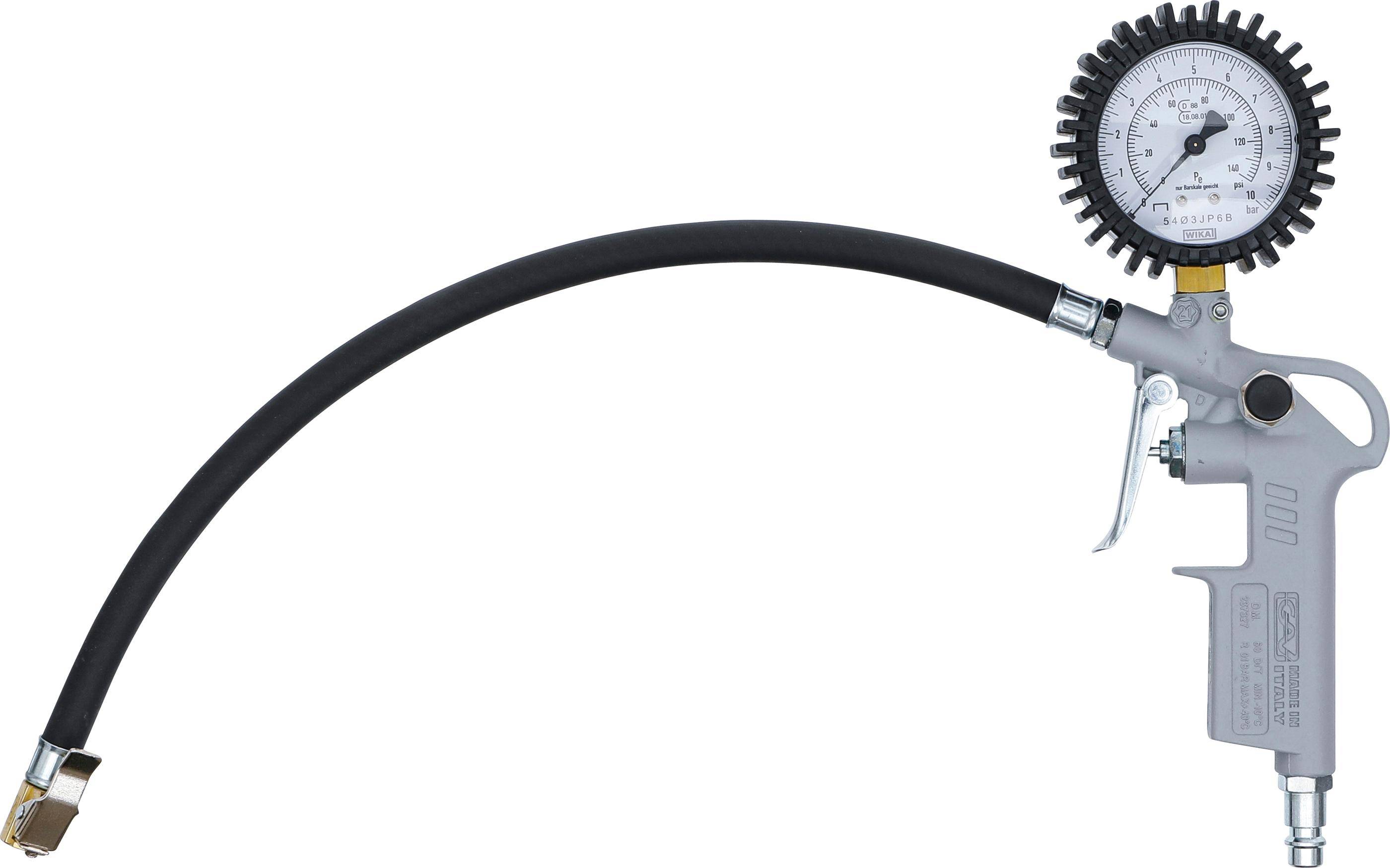 BGS Druckluft-Reifenfllpistole | geeicht | 0 - 10 bar