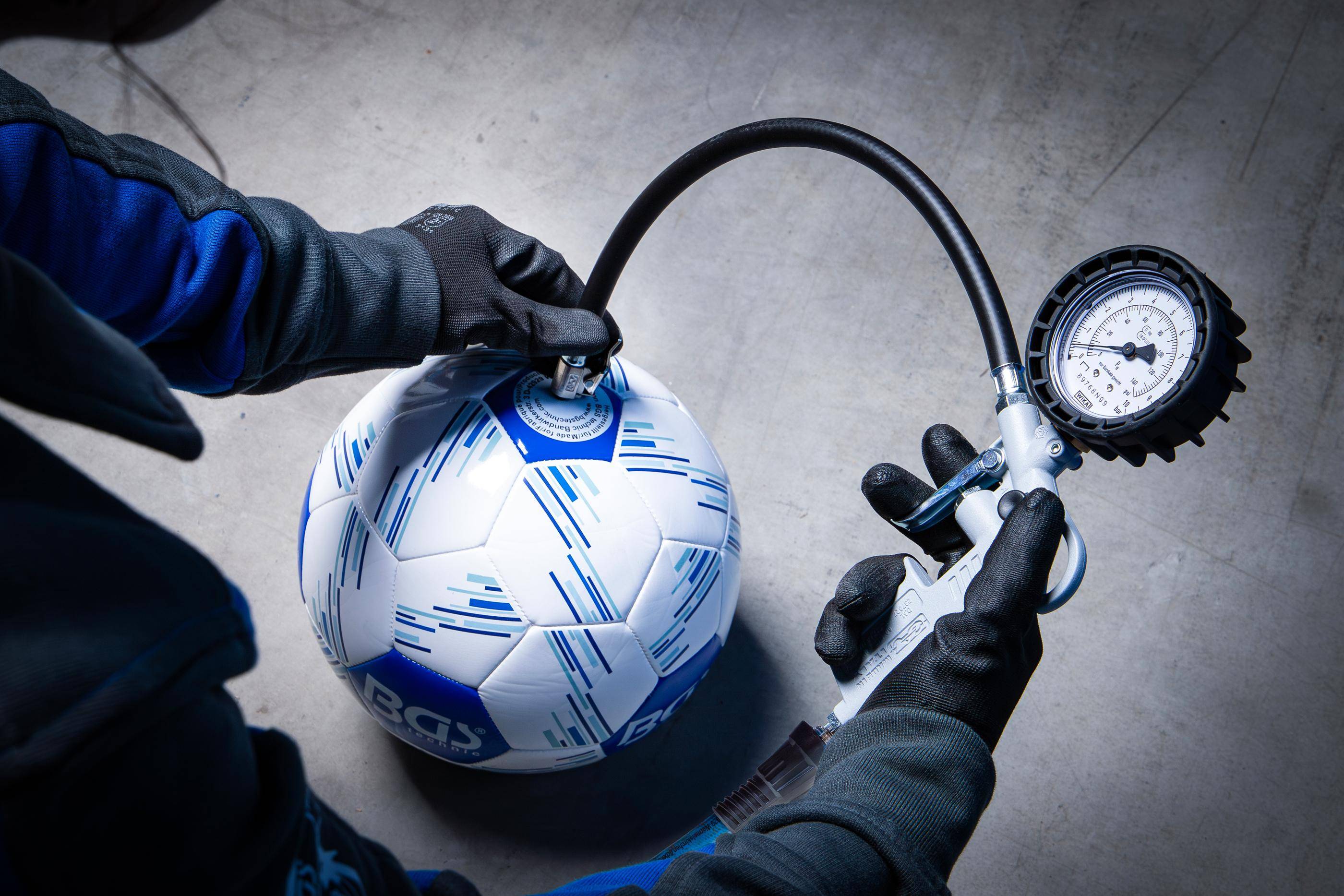 BGS Druckluft-Reifenfüllpistole | geeicht | 0 - 10 bar