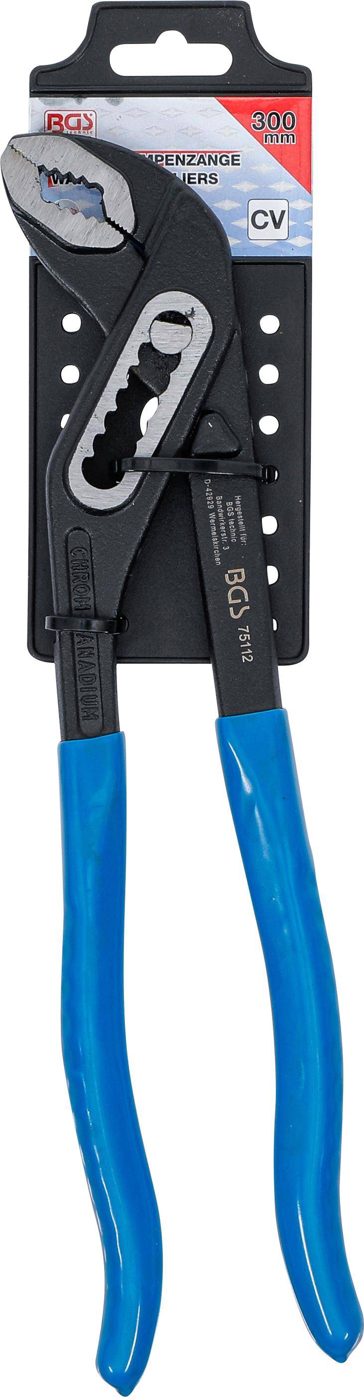 BGS Wasserpumpenzange | mit Durchsteckgewerbe | 300 mm
