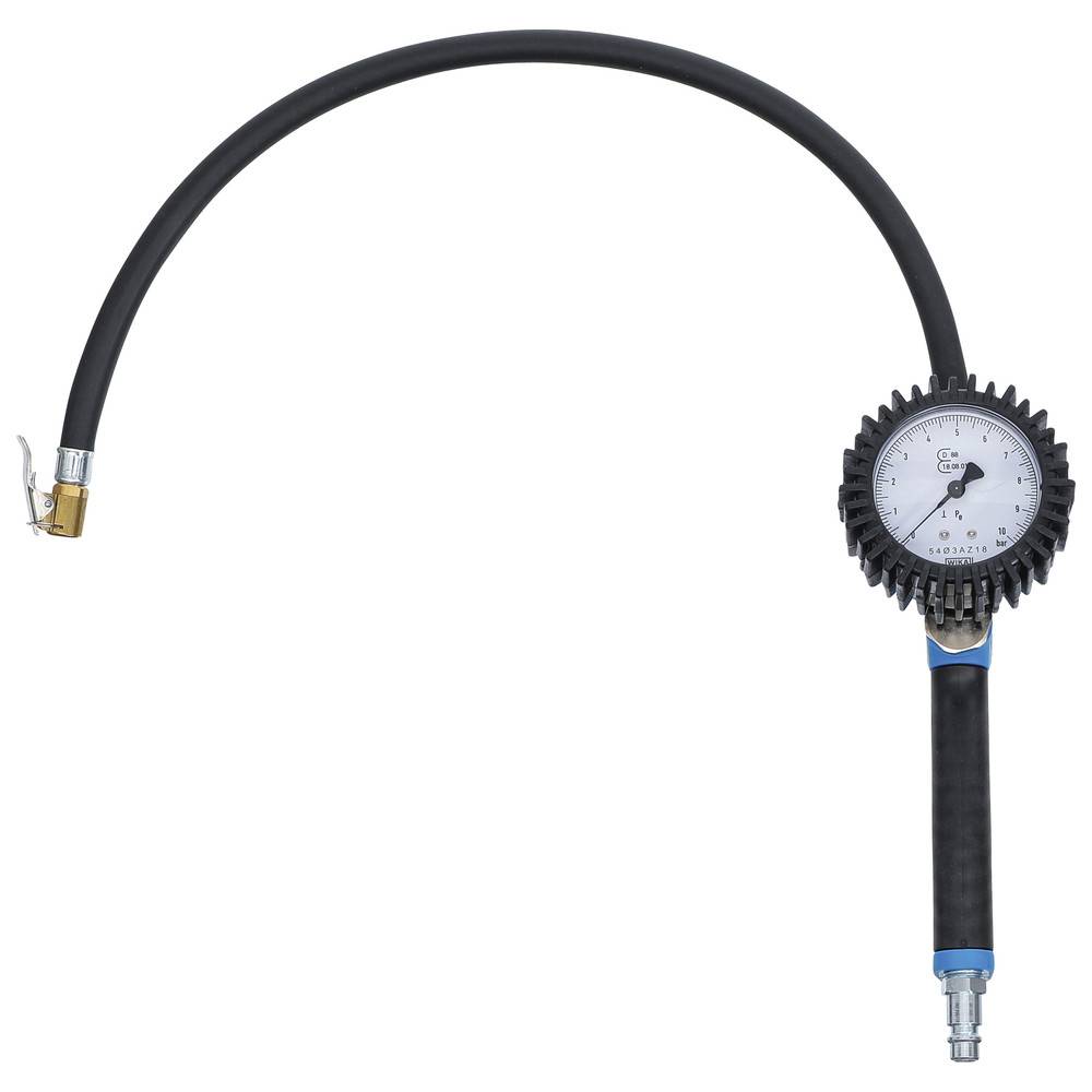 BGS Druckluft-Reifenfüllpistole, geeicht, 0-10 bar