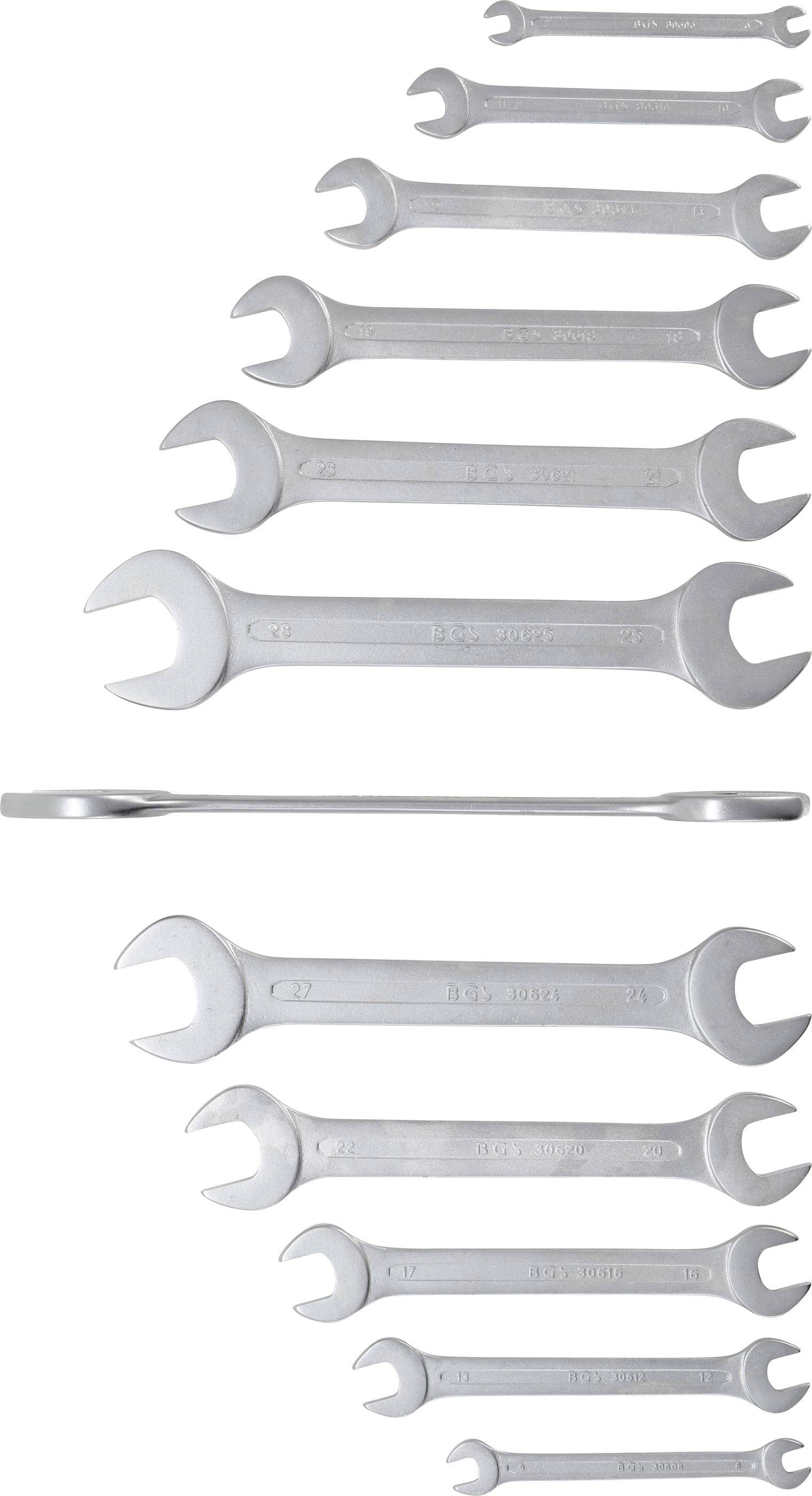 BGS Doppel-Maulschlssel-Satz | SW 6 - 32 mm | 12-tlg.