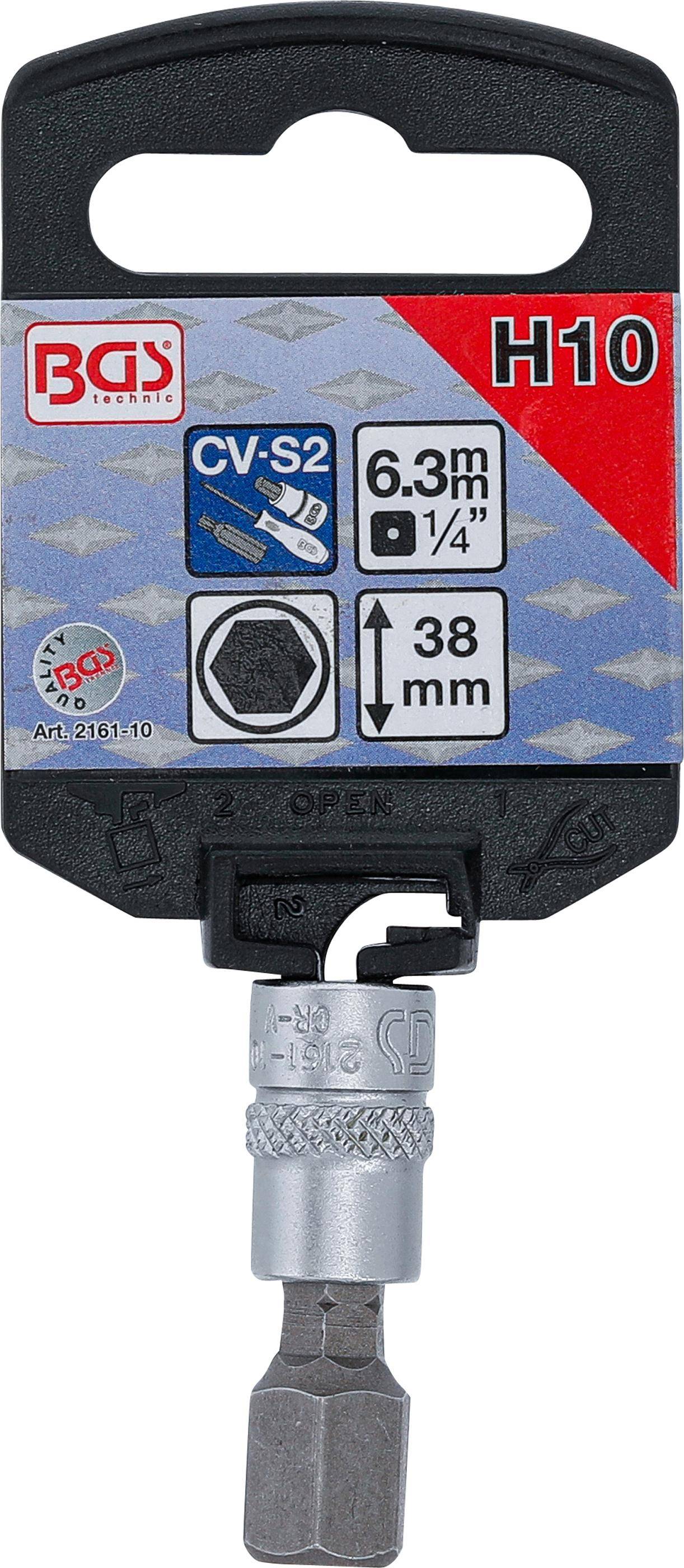 BGS Bit-Einsatz | Antrieb Innenvierkant 6,3 mm (1/4") |