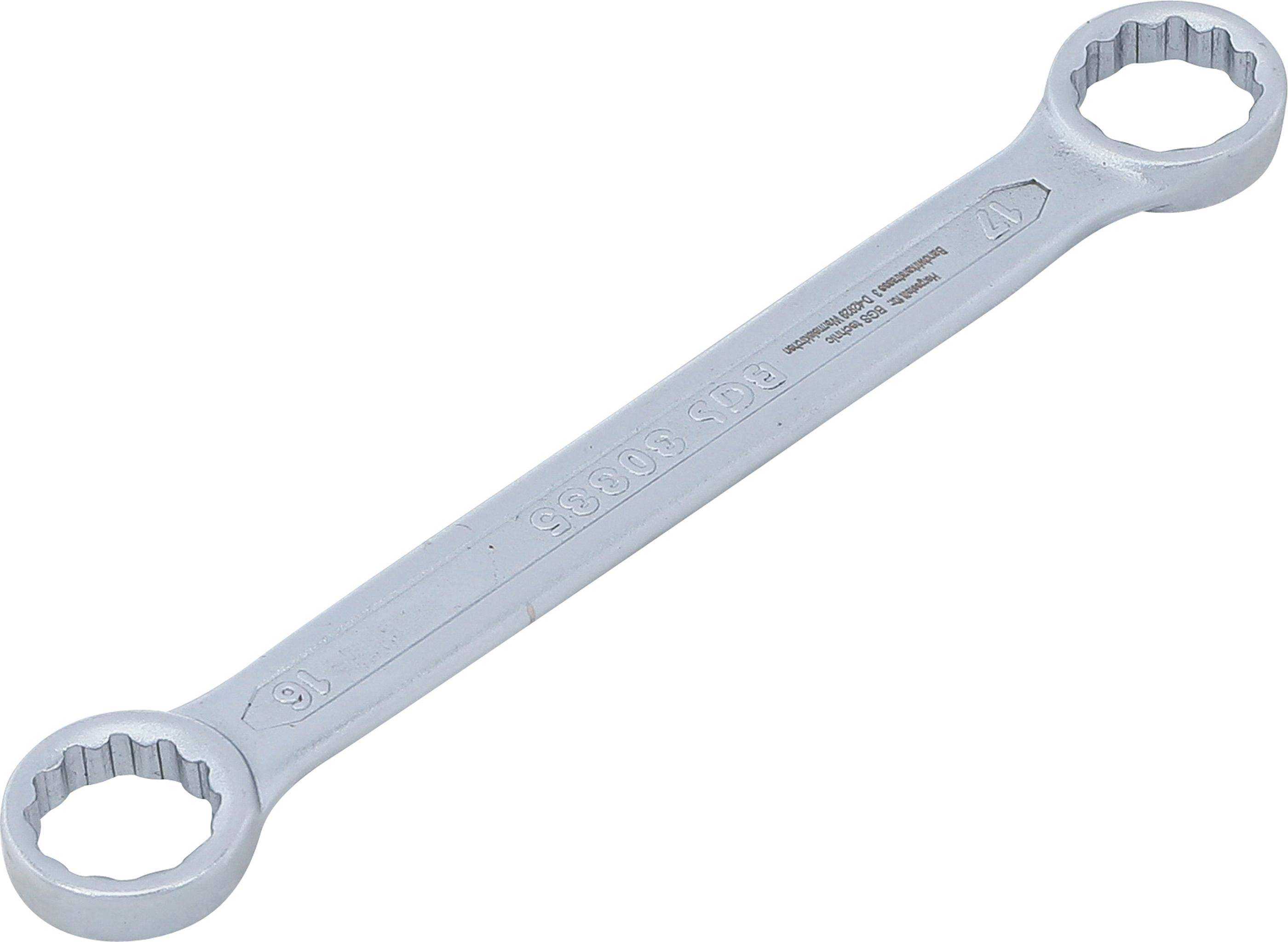 BGS technic Doppel-Ringschlssel | extra flach | SW 16 x 17 mm