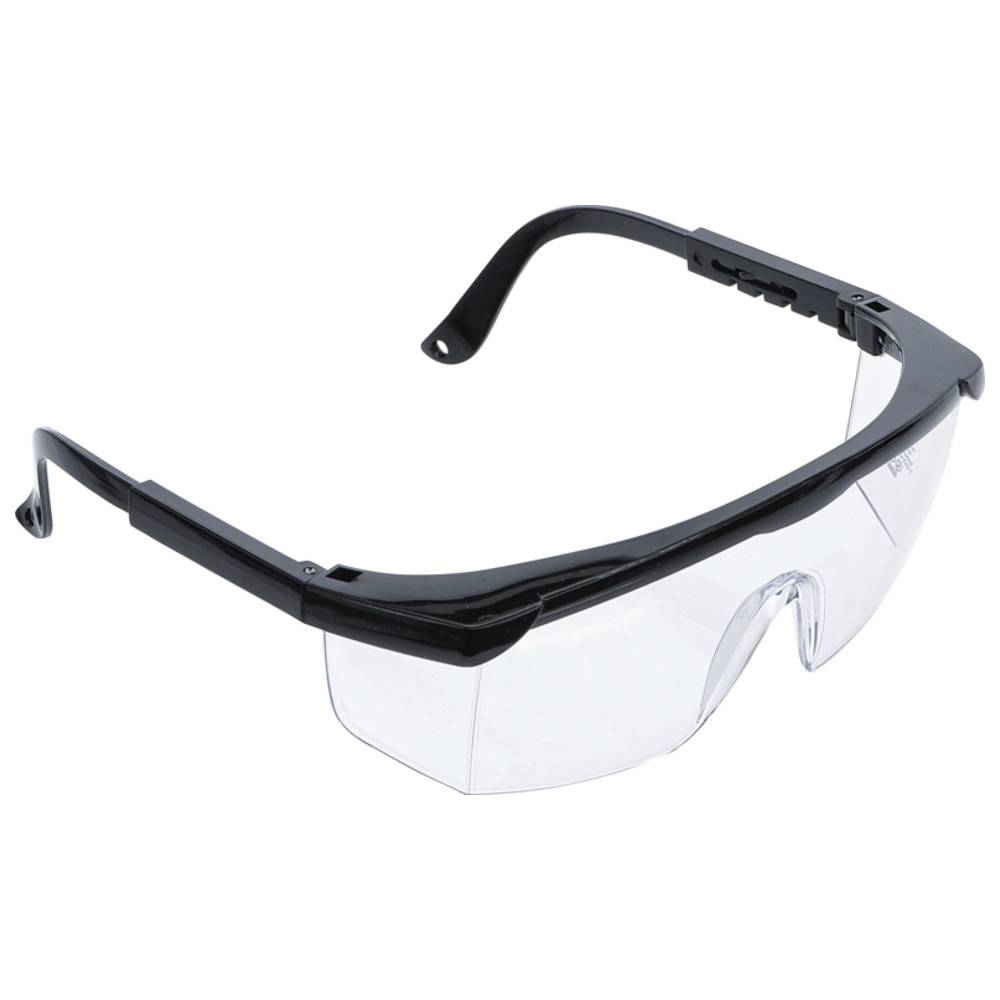 BGS Schutzbrille mit verstellbarem Bügel, EN 166, transparent
