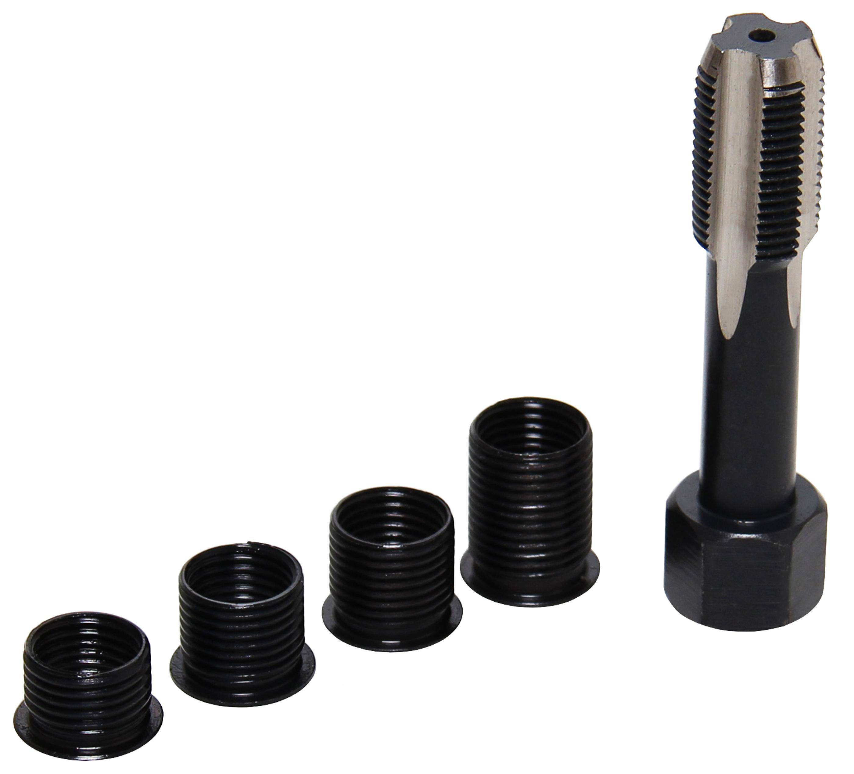 BGS Reparatursatz fr Zndkerzengewinde | M12 x 1,25 mm | 5-tlg.