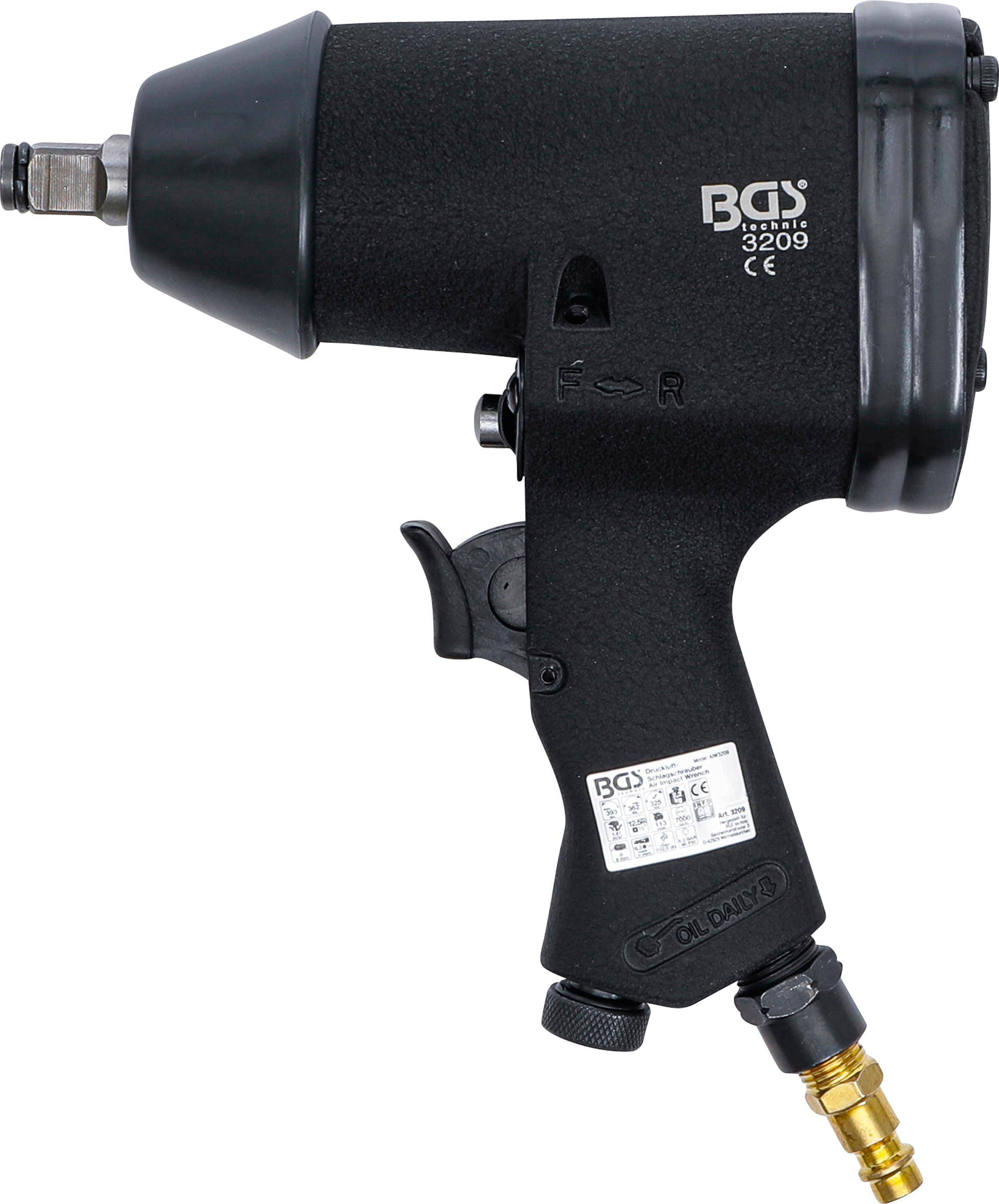 BGS technic Druckluft-Schlagschrauber | 12,5 mm (1/2") | 366 Nm