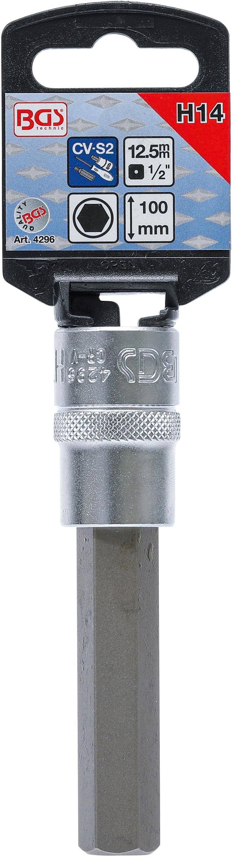 BGS technic Bit-Einsatz | Antrieb Innenvierkant 12,5 mm (1/2") |