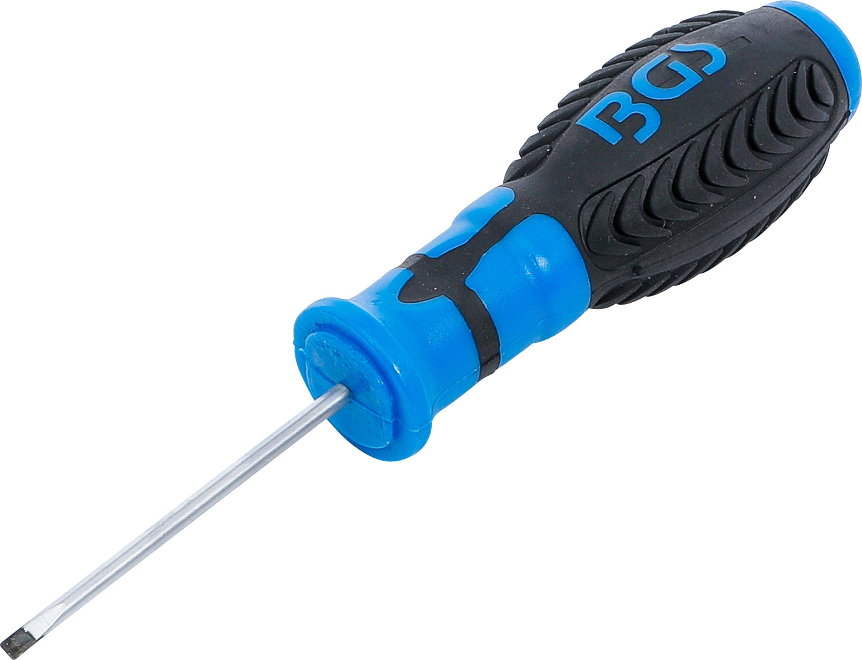 BGS technic Schraubendreher | Schlitz 3 mm | Klingenlnge 60 mm