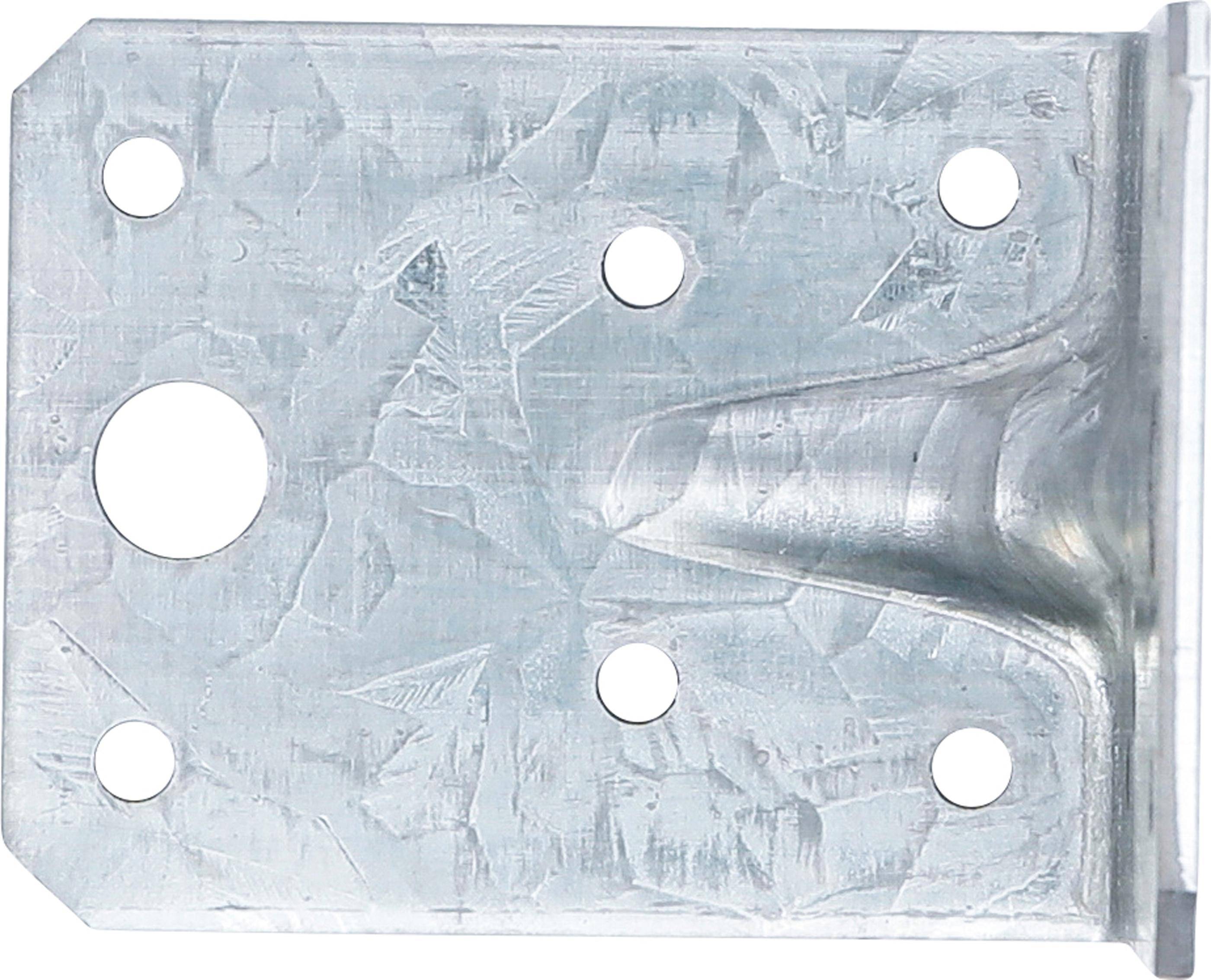 BGS Diy Winkelverbinder | mit Sicke | 70 x 70 x 55 x 2,5 mm