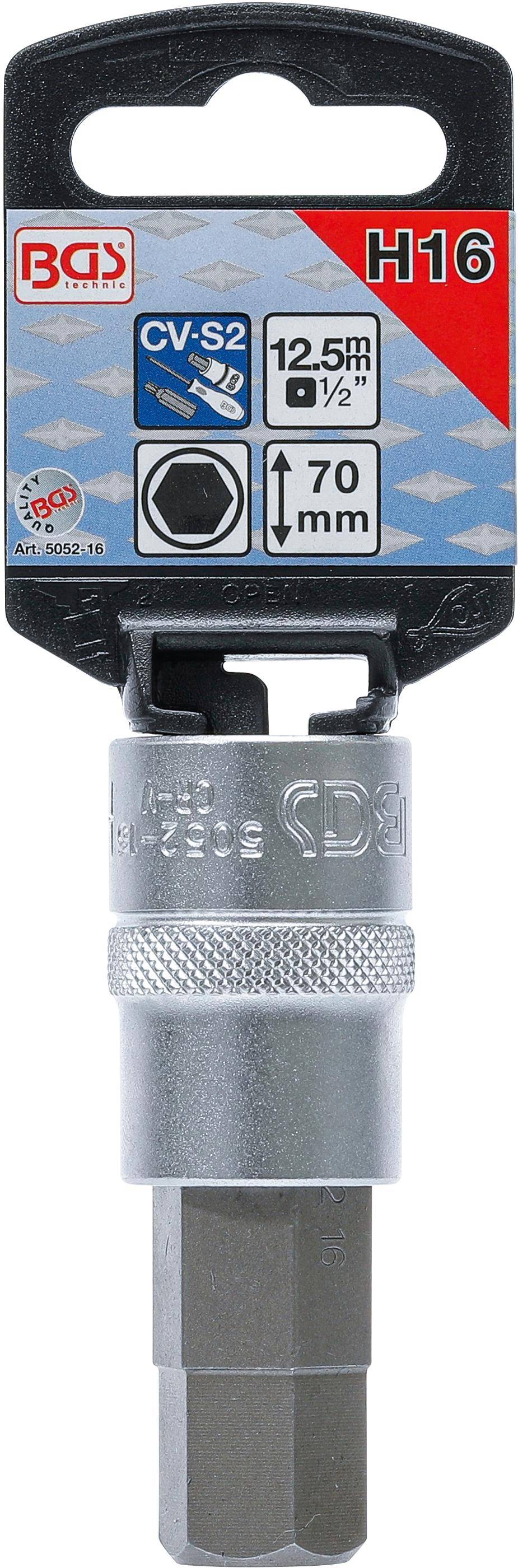 BGS technic Bit-Einsatz | Antrieb Innenvierkant 12,5 mm (1/2") |
