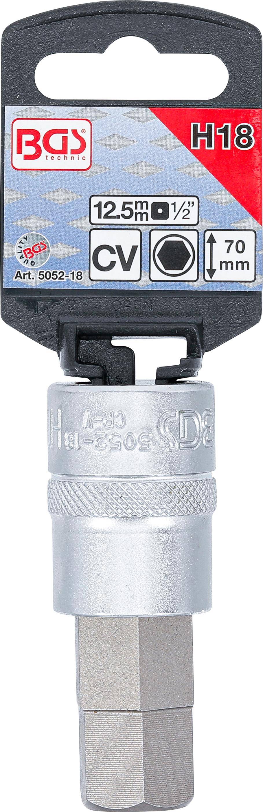 BGS technic Bit-Einsatz | Antrieb Innenvierkant 12,5 mm (1/2") |