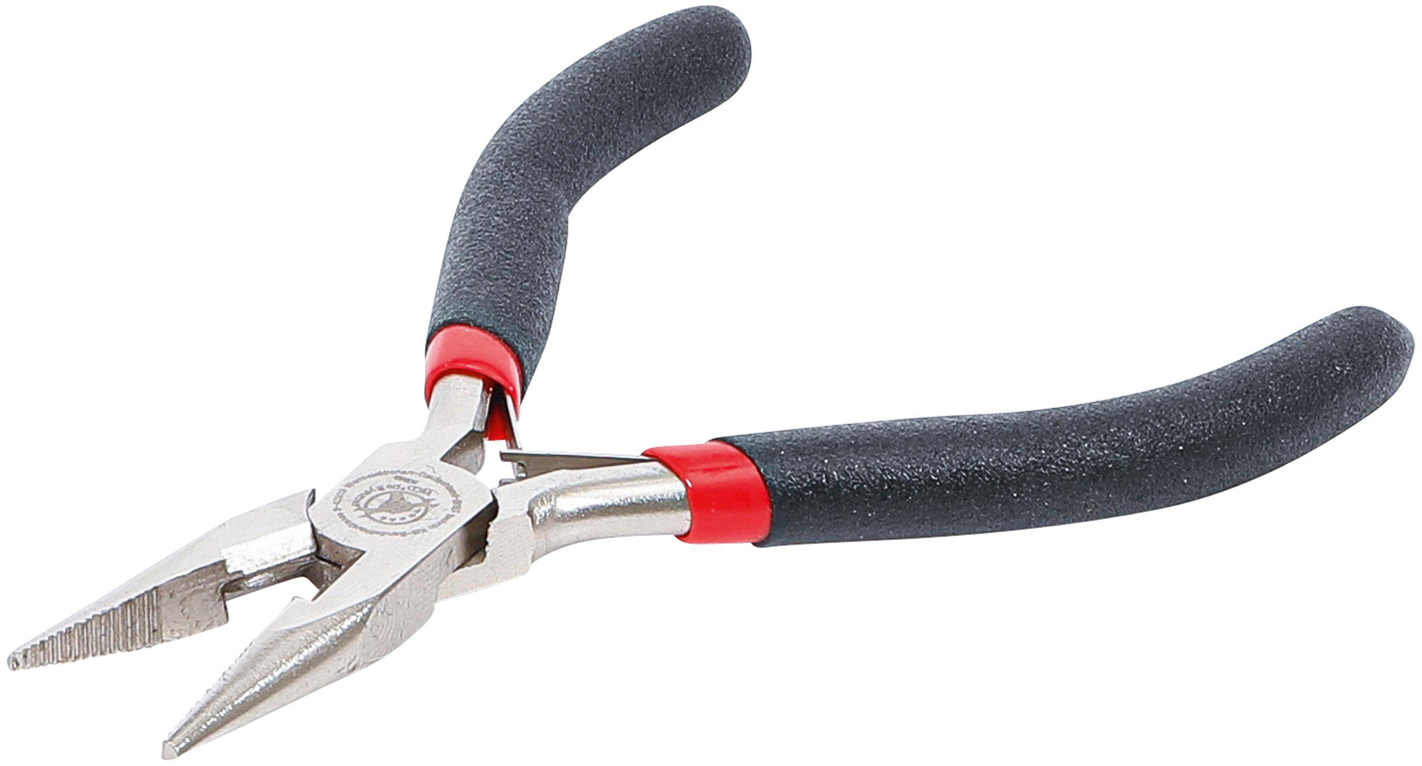 BGS Do It Yourself Elektronik-Spitzzange | gerade | mit Feder | 120 mm