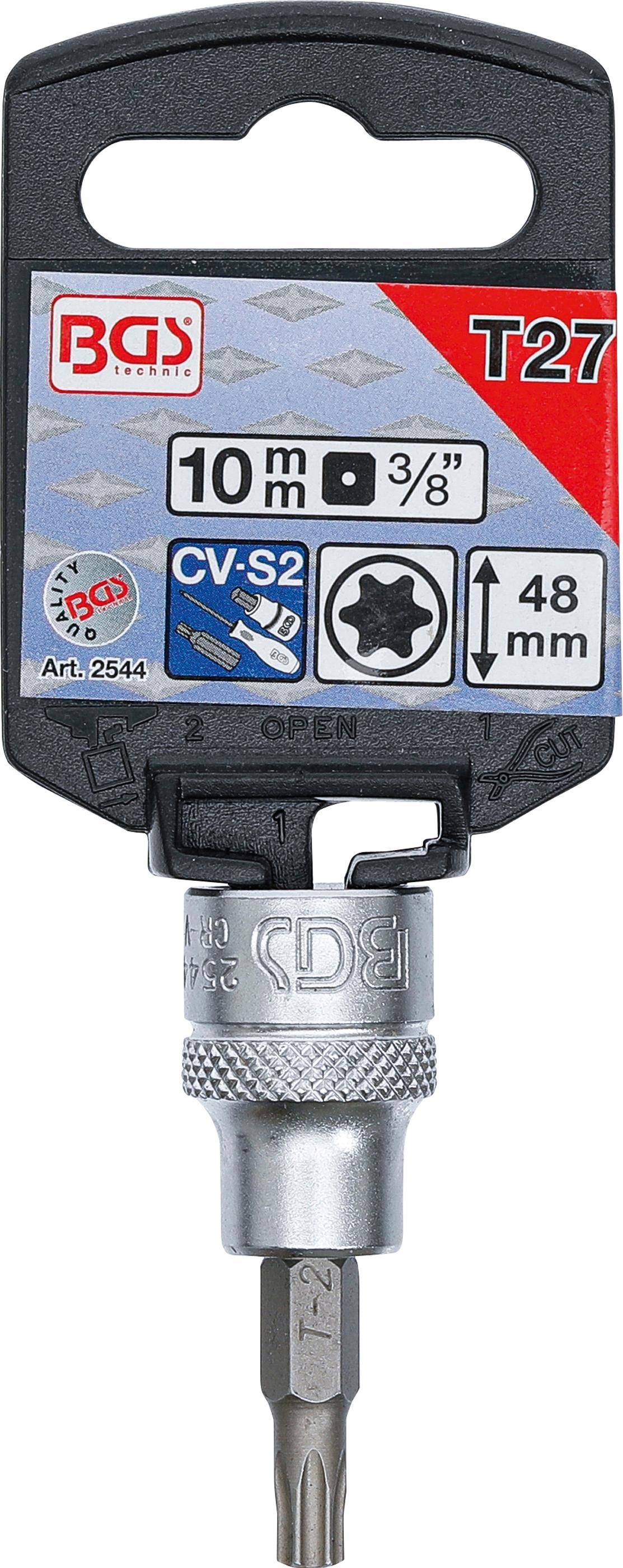 BGS technic Bit-Einsatz | Antrieb Innenvierkant 10 mm (3/8") |