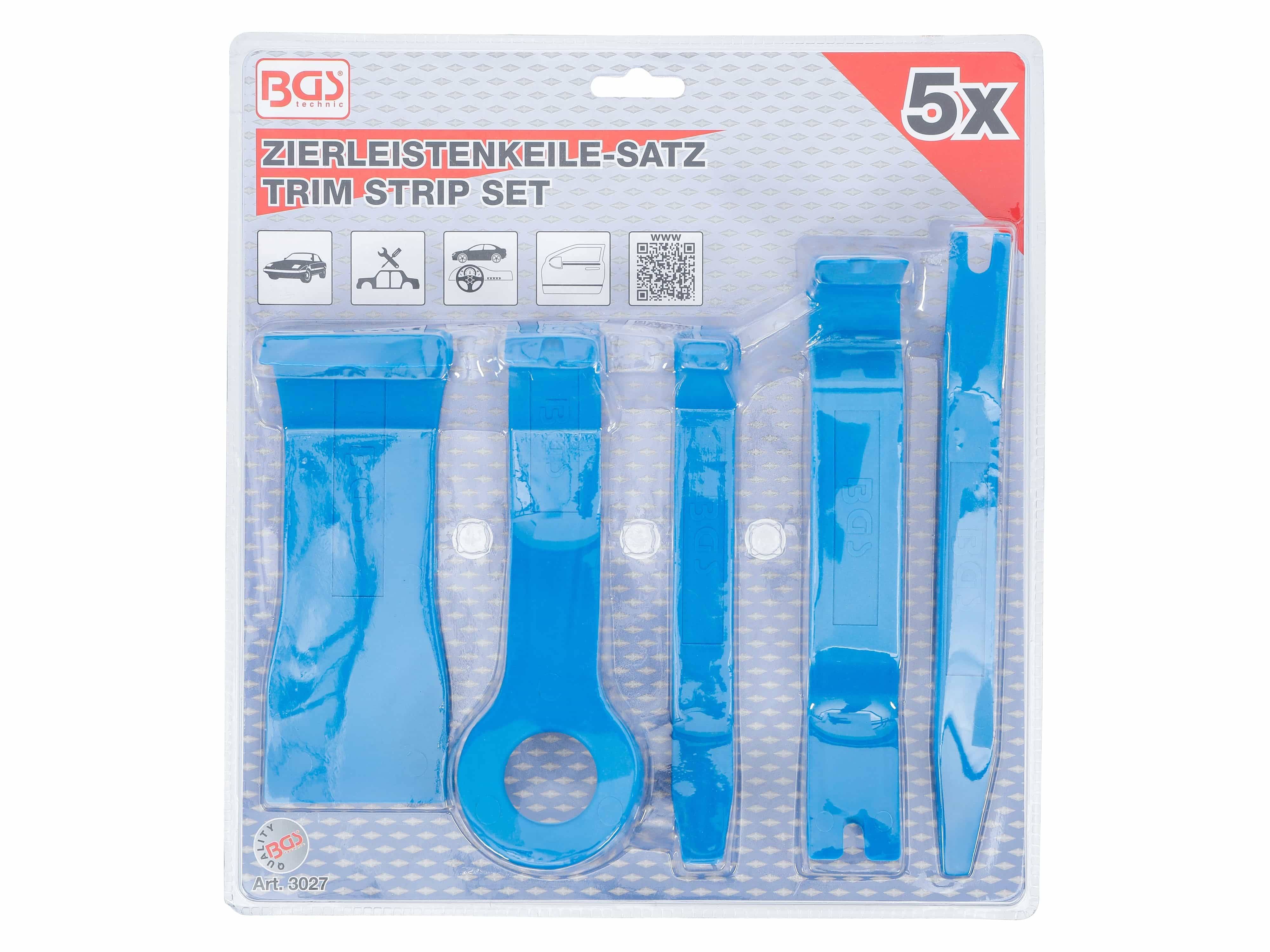 BGS TECHNIC Zierleistenkeile-Satz, 3027, 5-teilig