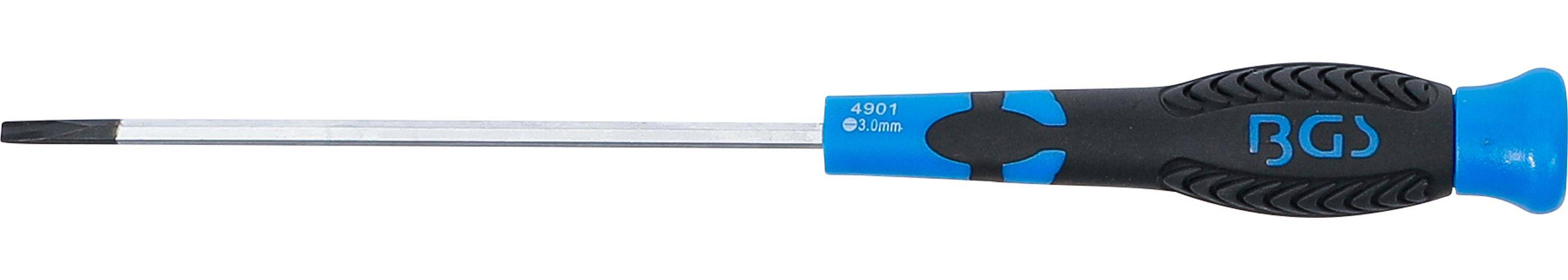 BGS Schraubendreher | Schlitz 3 mm | Klingenlnge 100 mm