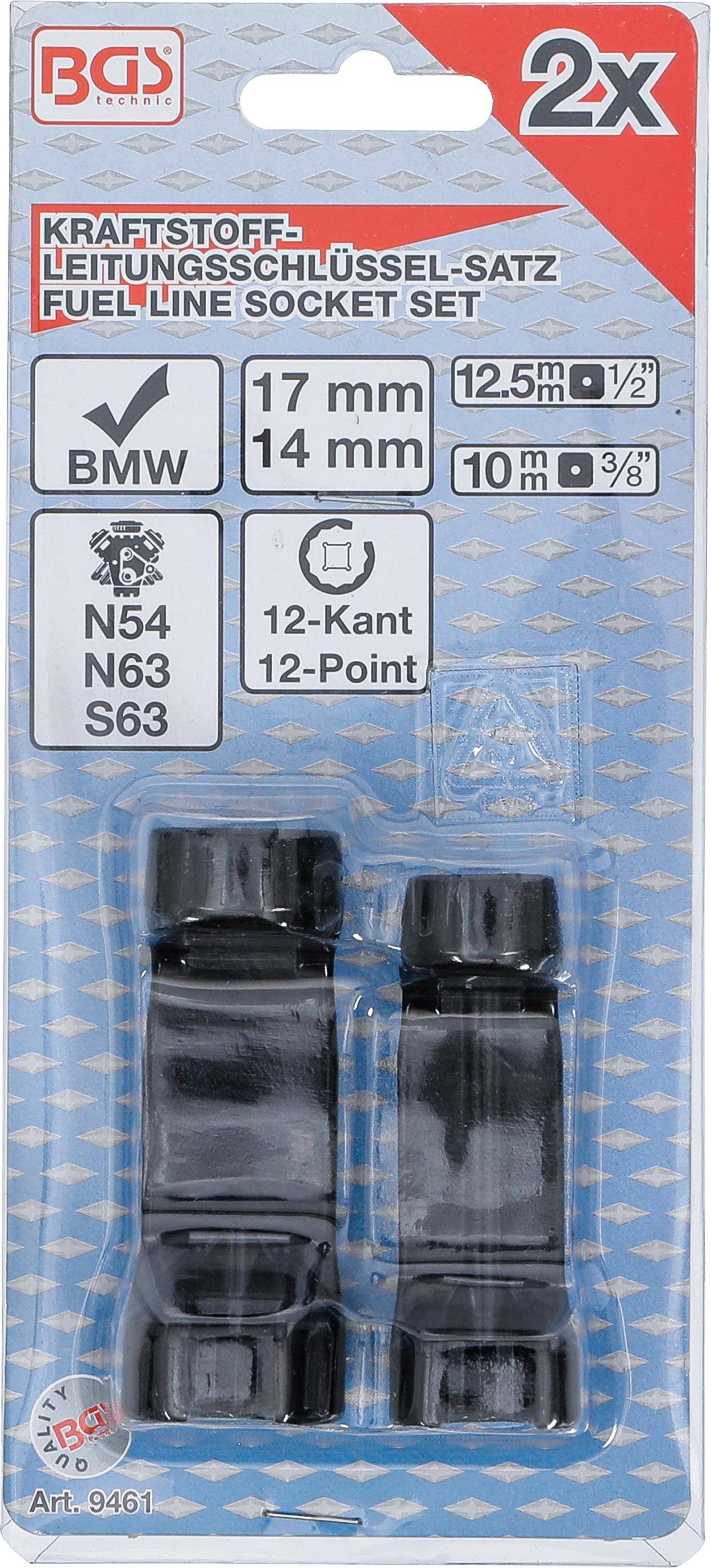 BGS Kraftstoff-Leitungsschlssel-Satz | fr BMW | 2-tlg.