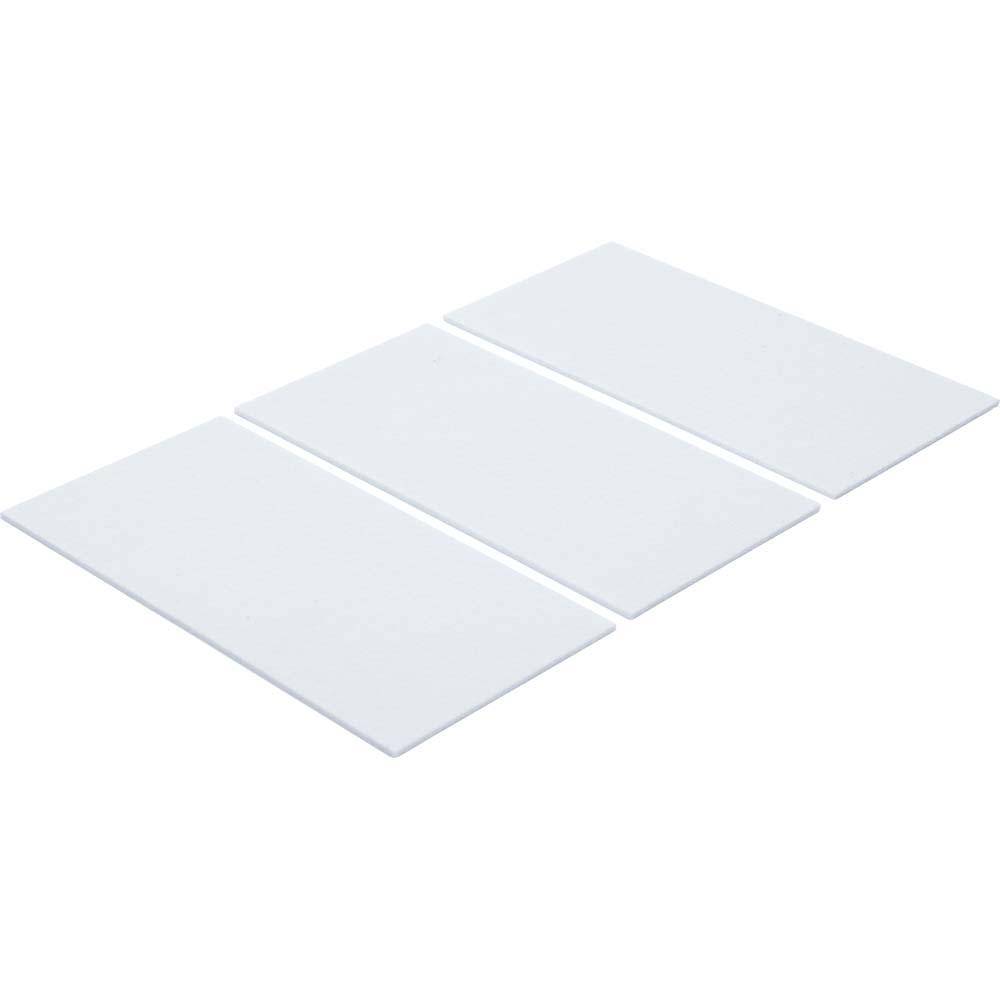 Filzgleiter - weiß - selbstklebend - Maße 100 x 200 mm - Inhalt 3 Stück