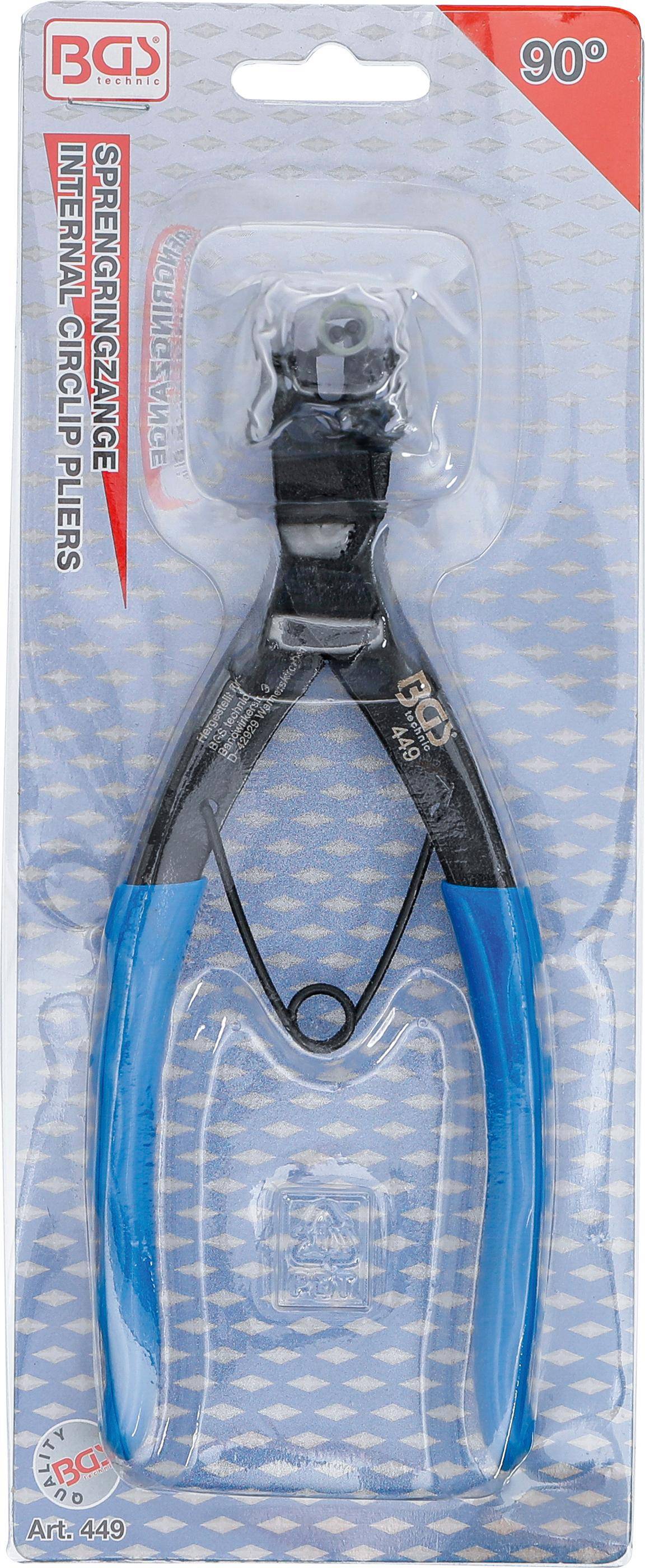 BGS Sprengringzange | 90° | für Innensprengringe | 165 mm