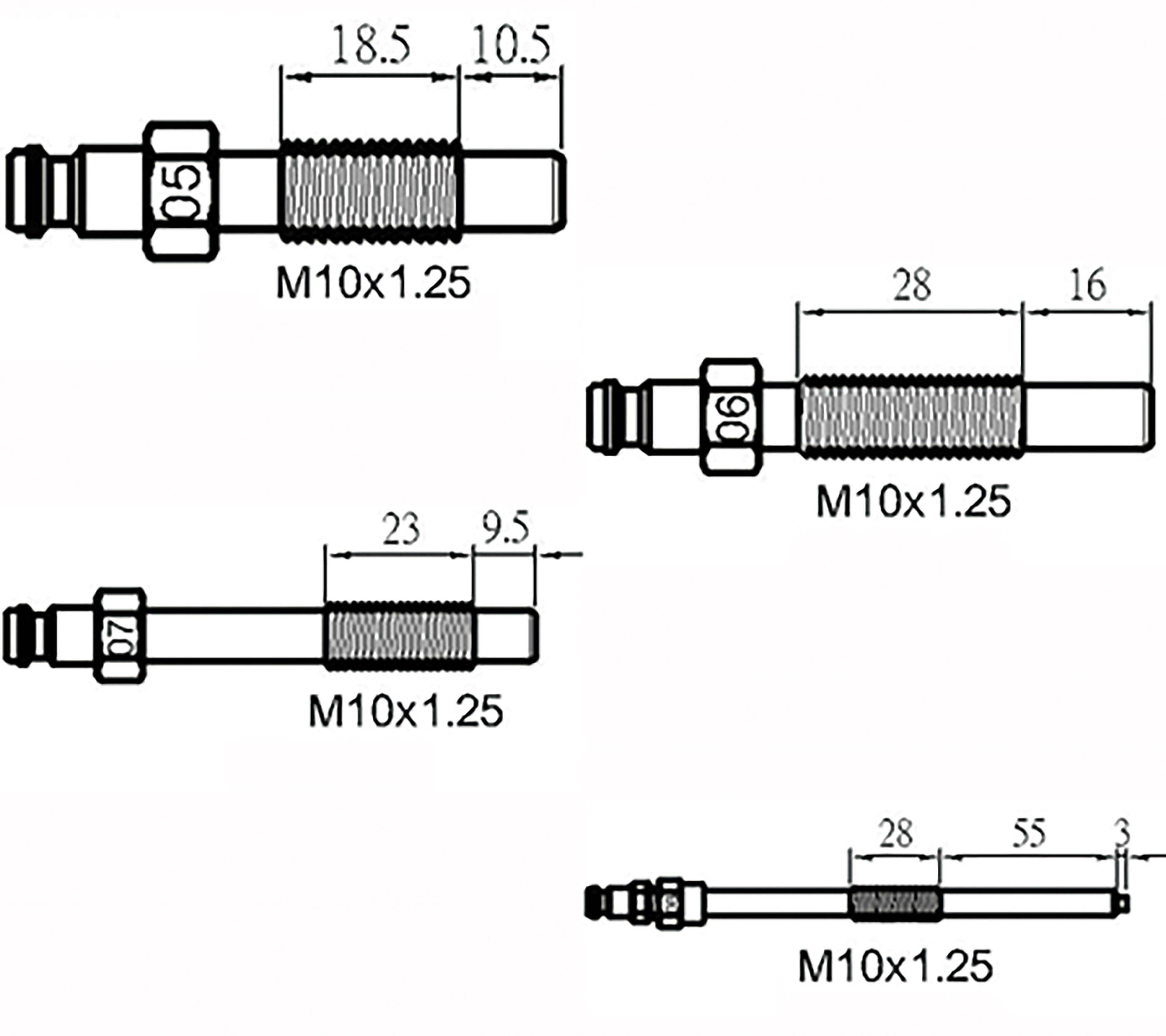 BGS technic Kompressionstester-Satz für Benzin- und Dieselmotoren