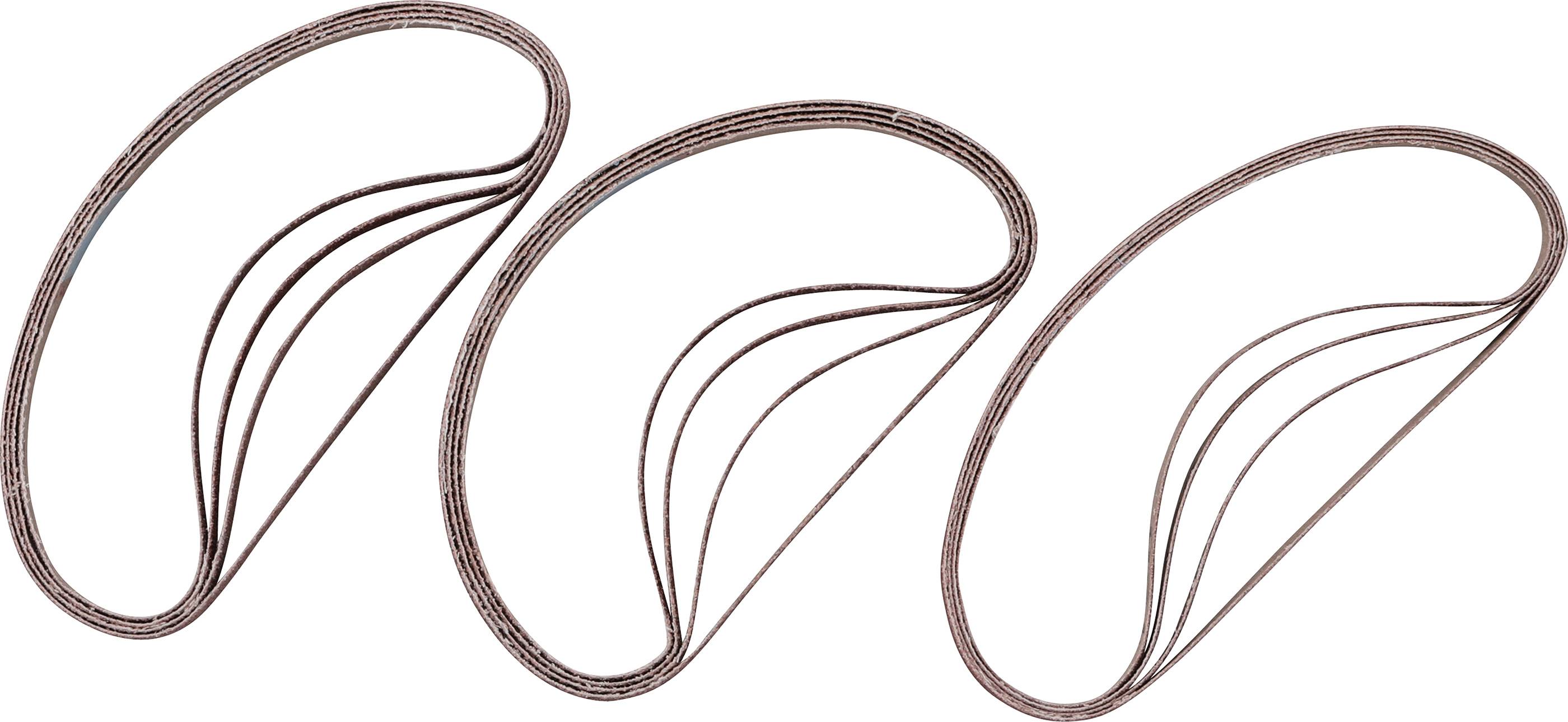 BGS technic Schleifband | 10 mm x 330 mm | 12 Stück für Art. 8853