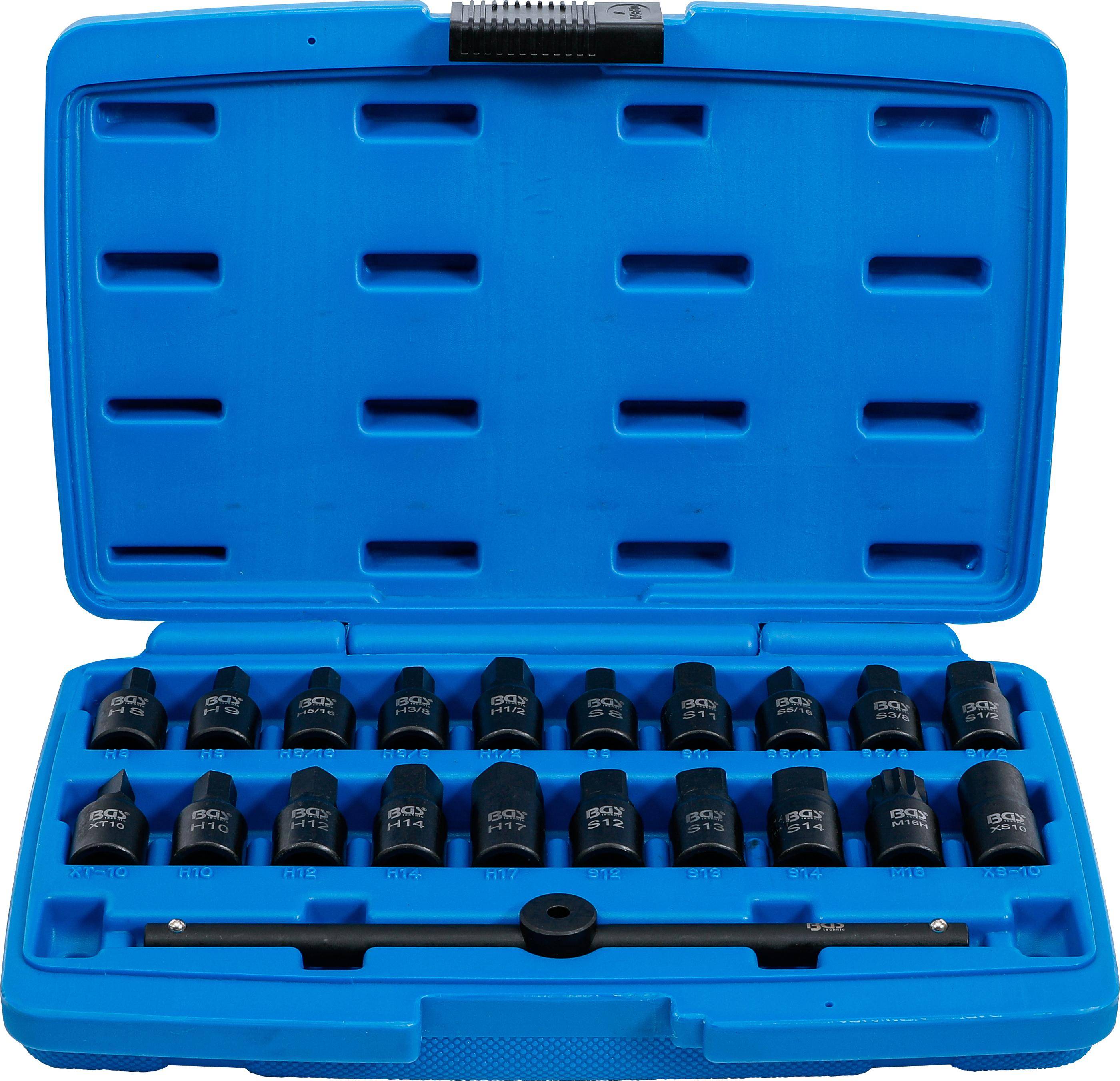 BGS lwannen-Spezial-Einsatz-Satz | Antrieb Innenvierkant 10 mm (3/8")