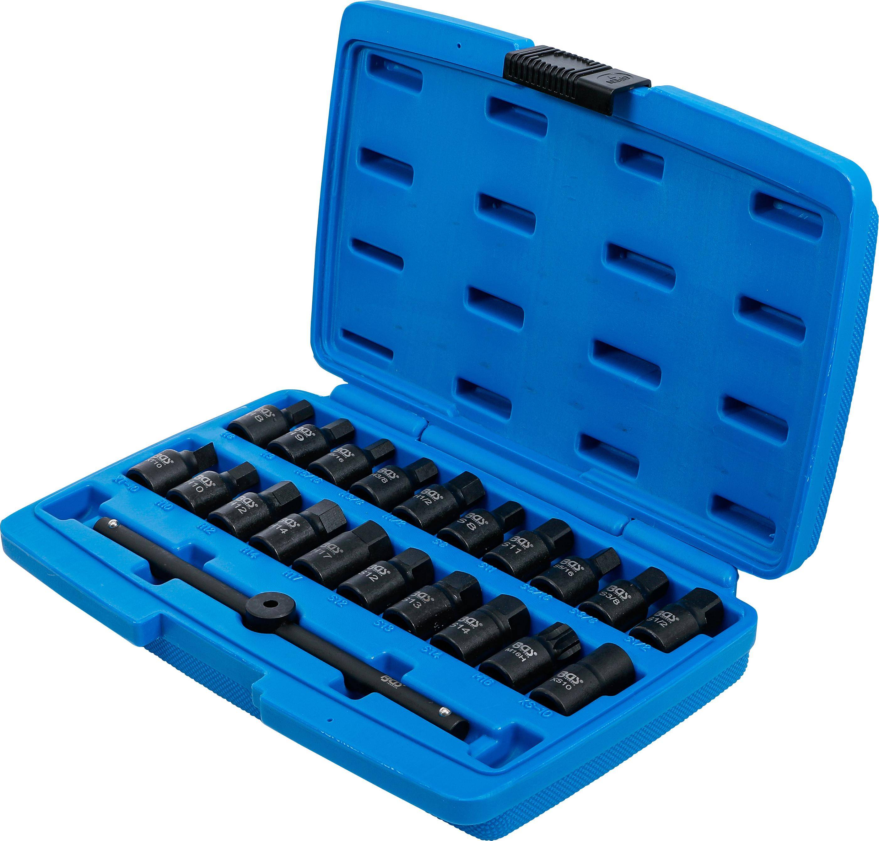 BGS lwannen-Spezial-Einsatz-Satz | Antrieb Innenvierkant 10 mm (3/8")