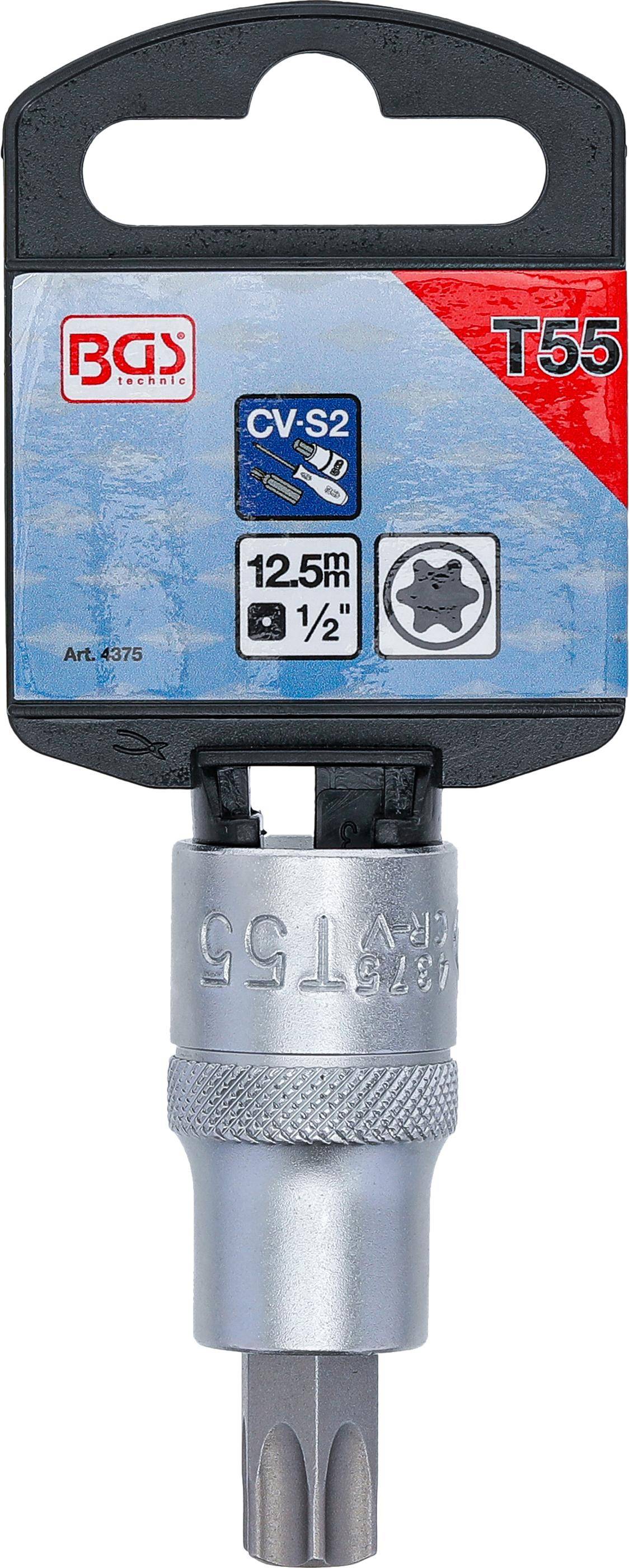 BGS Bit-Einsatz | Antrieb Innenvierkant 12,5 mm (1/2") | T-Profil