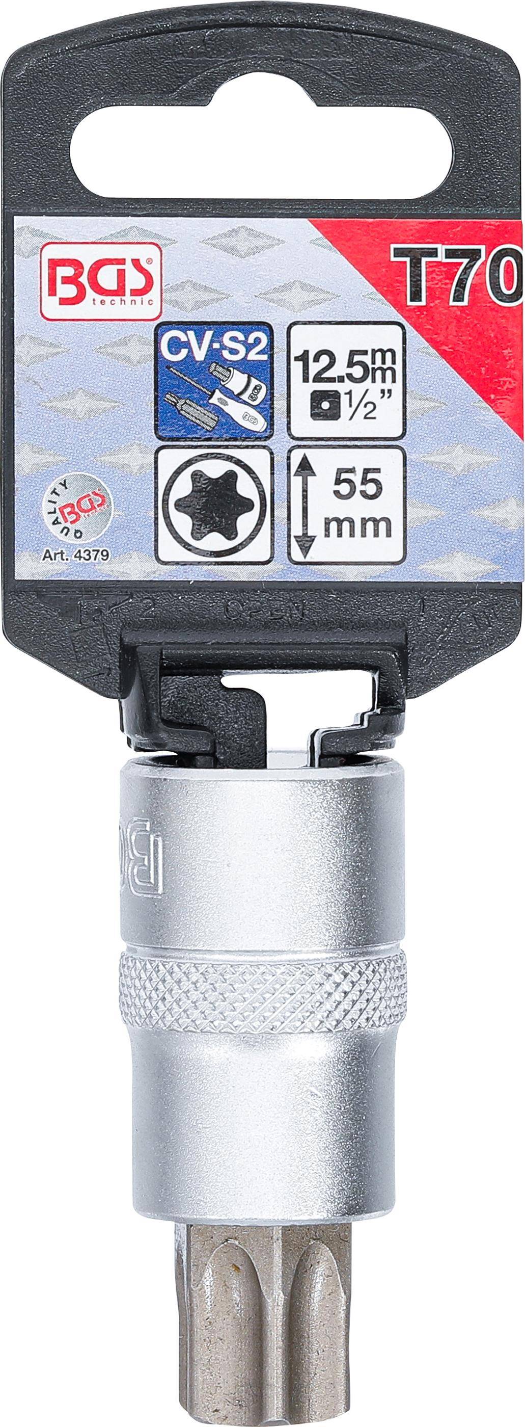 BGS technic Bit-Einsatz | Antrieb Innenvierkant 12,5 mm (1/2") |