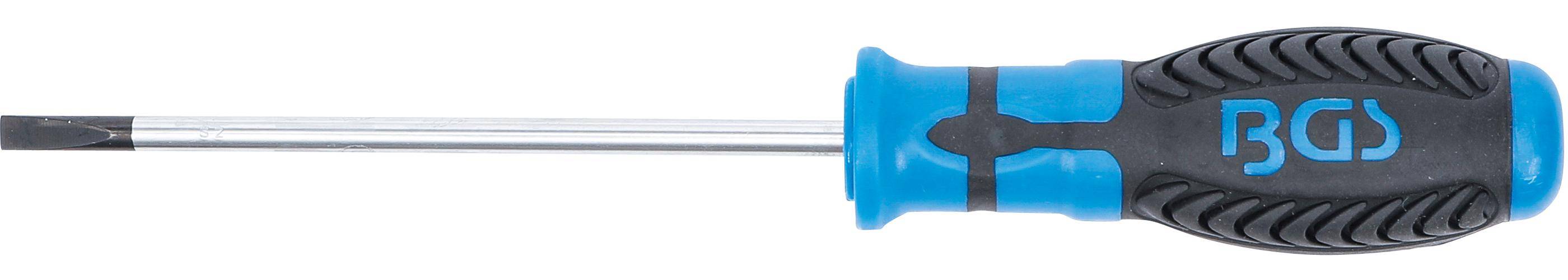 BGS technic Schraubendreher | Schlitz 5,5 mm | Klingenlnge 125 mm