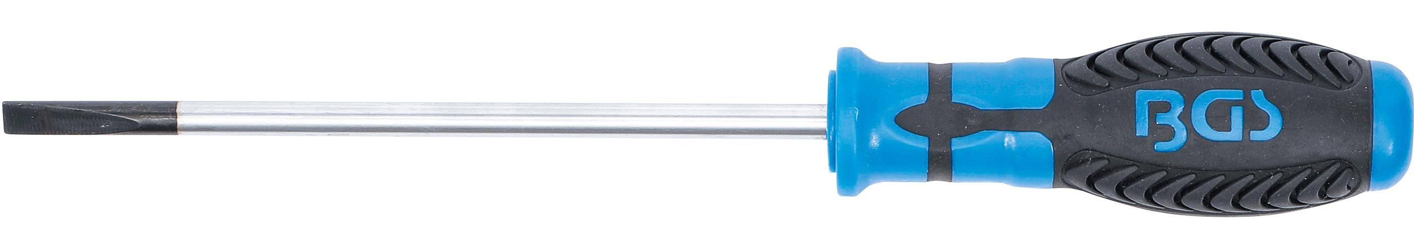 BGS technic Schraubendreher | Schlitz 6,5 mm | Klingenlnge 150 mm