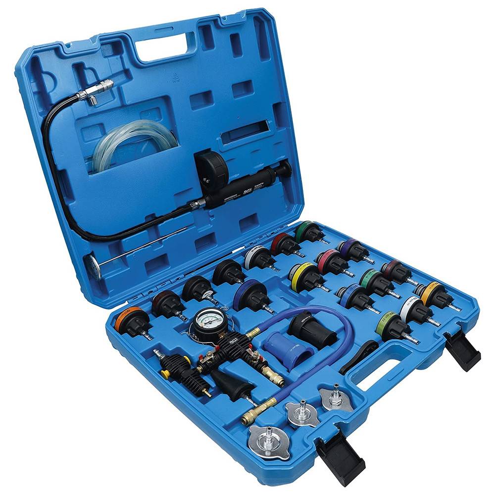 BGS Kühlsystem-Abdrück-Satz, inkl. Befüllsystem, 28-teilig