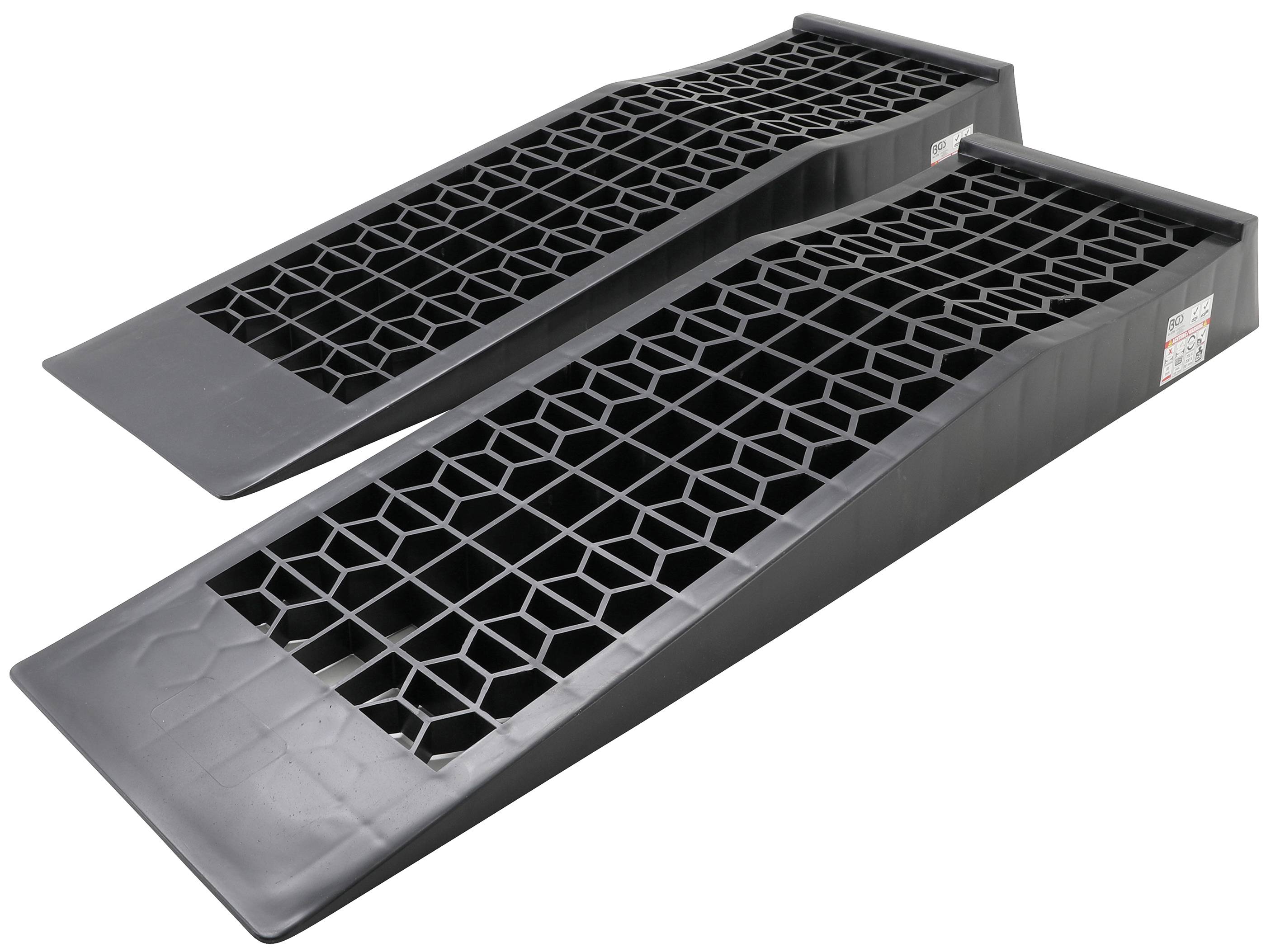 BGS technic Auffahrrampen-Satz | Kunststoff | extra flach | 2-tlg.