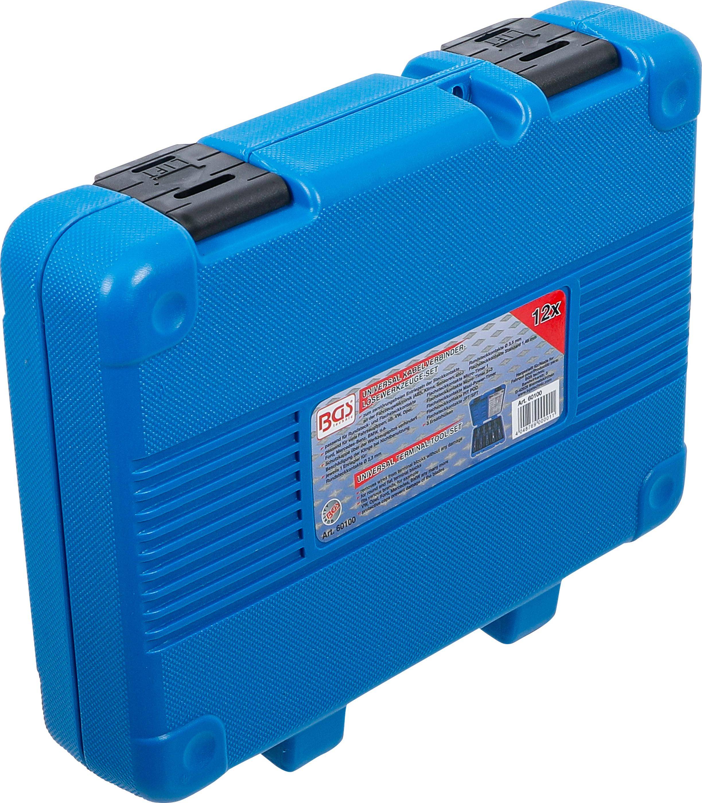 BGS technic Kabelverbinder-Lösewerkzeug-Satz | universal | 12-tlg.