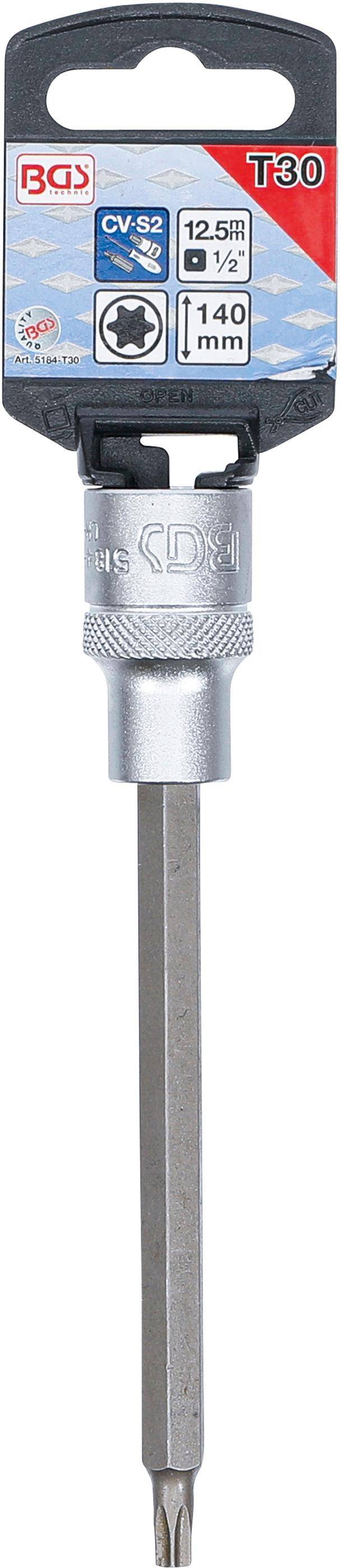 BGS Bit-Einsatz | Antrieb Innenvierkant 12,5 mm (1/2") | T-Profil