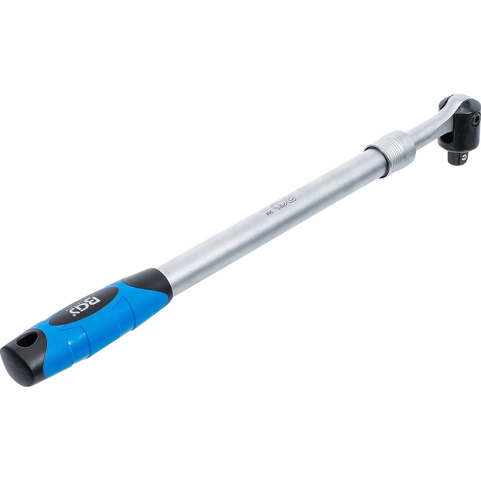 BGS Gelenkgriff ausziehbar Abtrieb Außenvierkant 12,5 mm (1/2") 450 - 600 mm - 258