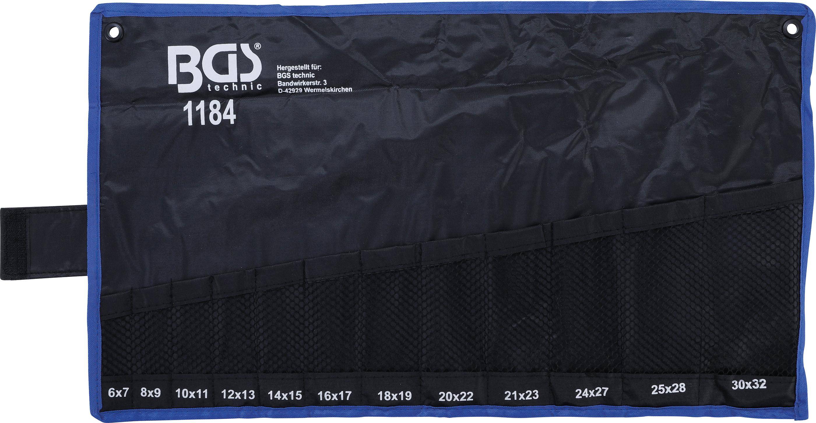 BGS Doppel-Maulschlssel-Satz | SW 6 x 7 - 30 x 32 mm | 12-tlg.