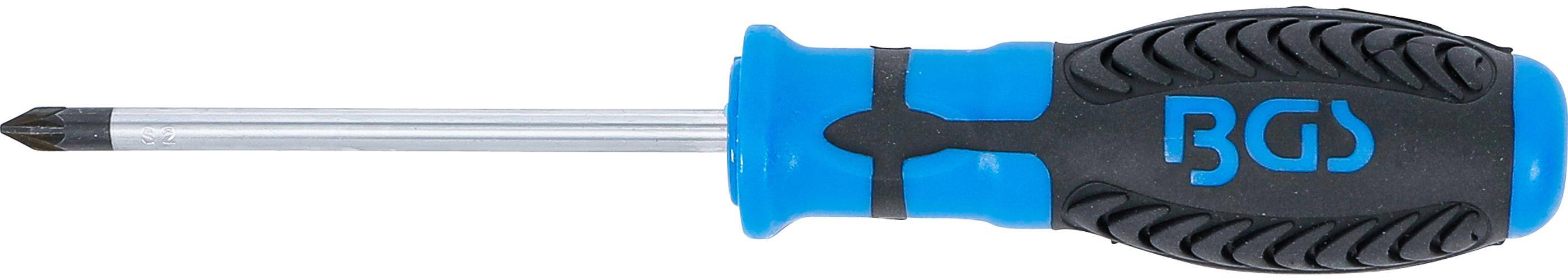 BGS Schraubendreher | Kreuzschlitz PH1 | Klingenlnge 80 mm