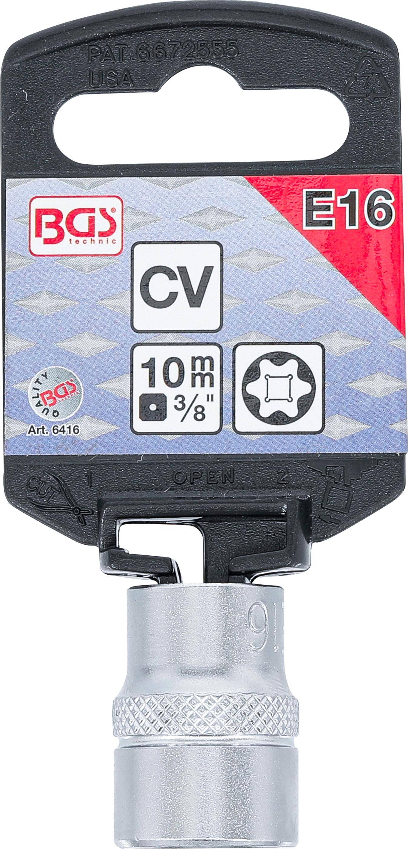 BGS technic Steckschlüssel-Einsatz E-Profil | Antrieb Innenvierkant