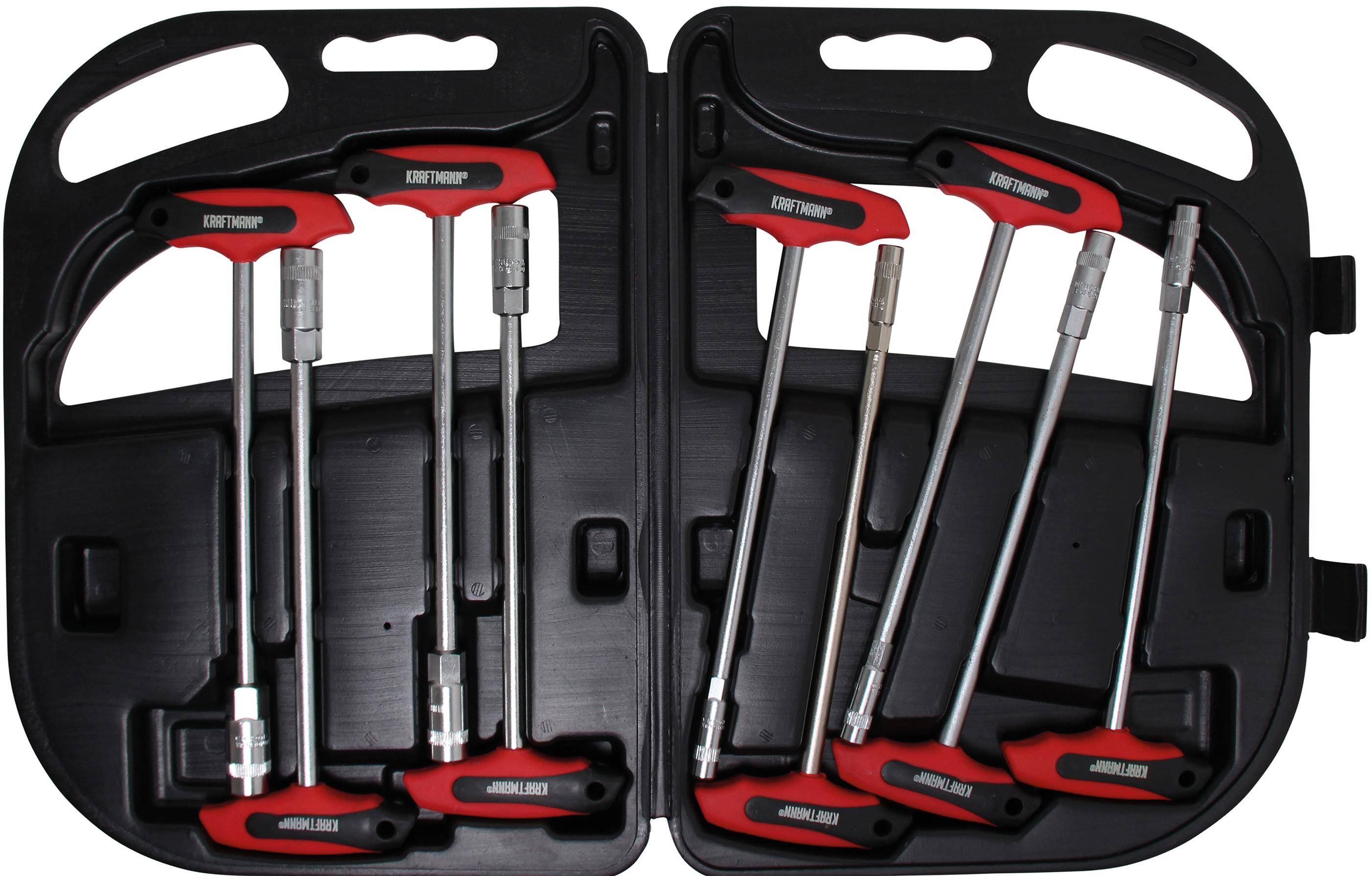 BGS Do It Yourself Steckschlüssel-Satz mit T-Griff | SW 6 - 14 mm |