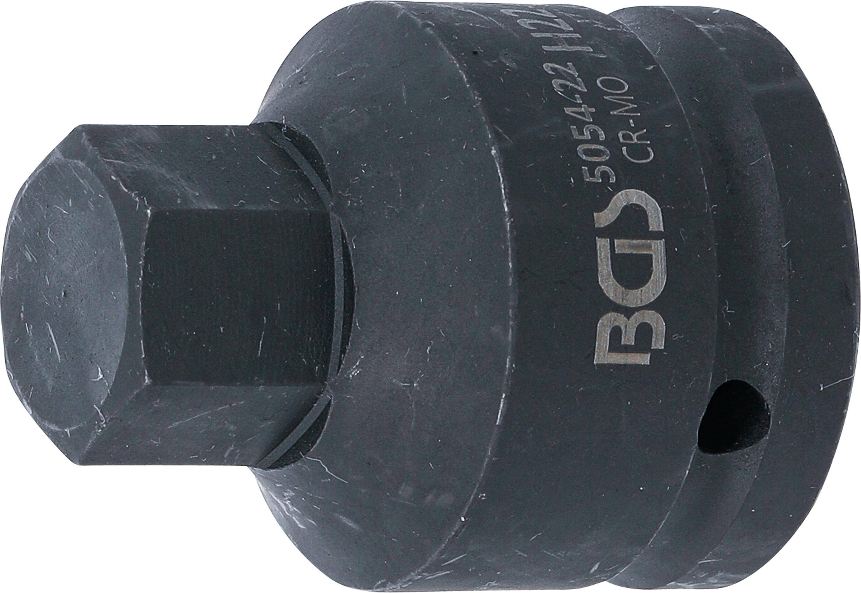BGS technic Kraft-Bit-Einsatz | Lnge 55 mm | Antrieb Innenvierkant 20