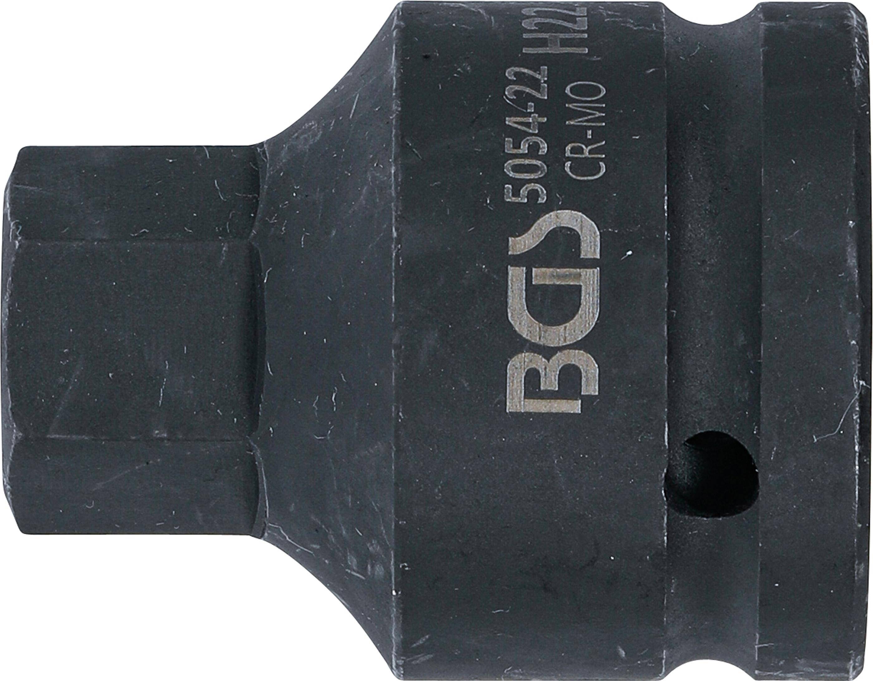 BGS technic Kraft-Bit-Einsatz | Lnge 55 mm | Antrieb Innenvierkant 20