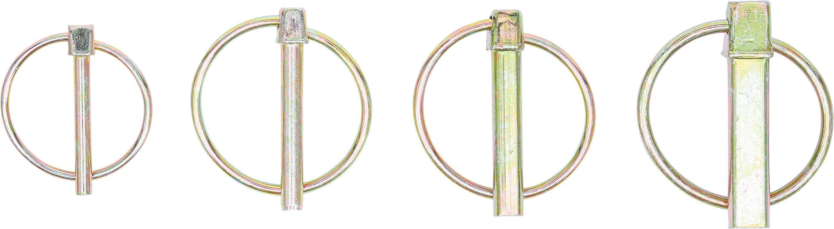 BGS Diy Klappsplinte-Sortiment | Bolzen-Ø 4,5 - 11 mm | 32-tlg.