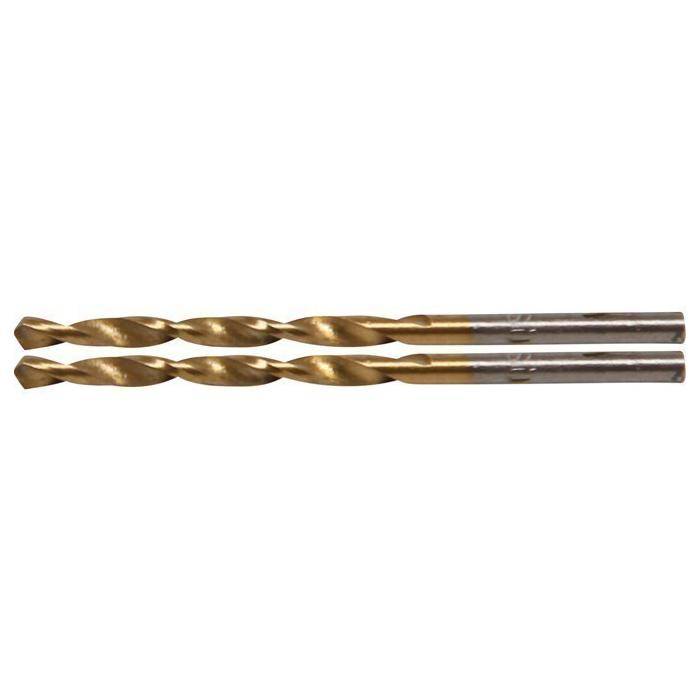 Spiralbohrer - HSS-G - Titan nitriert - Größe 3 mm (2 Stück)