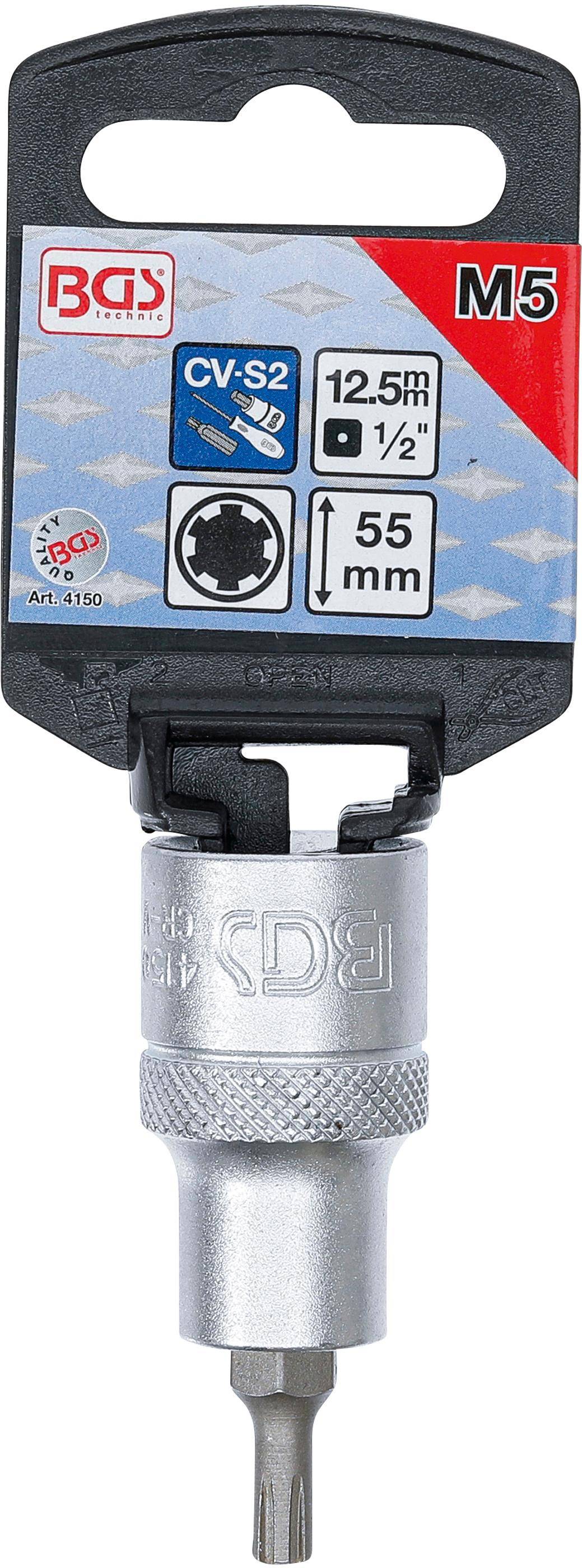 BGS technic Bit-Einsatz | Antrieb Innenvierkant 12,5 mm (1/2") |