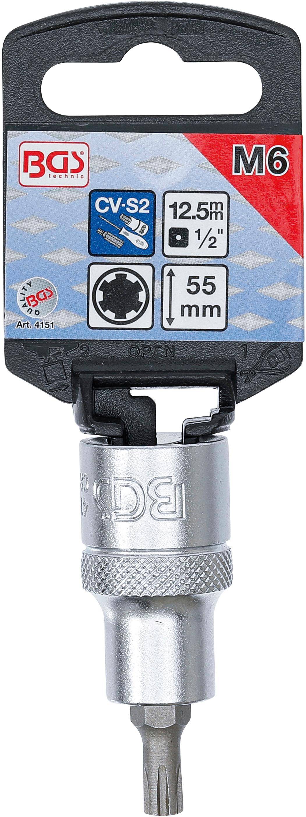BGS technic Bit-Einsatz | Antrieb Innenvierkant 12,5 mm (1/2") |