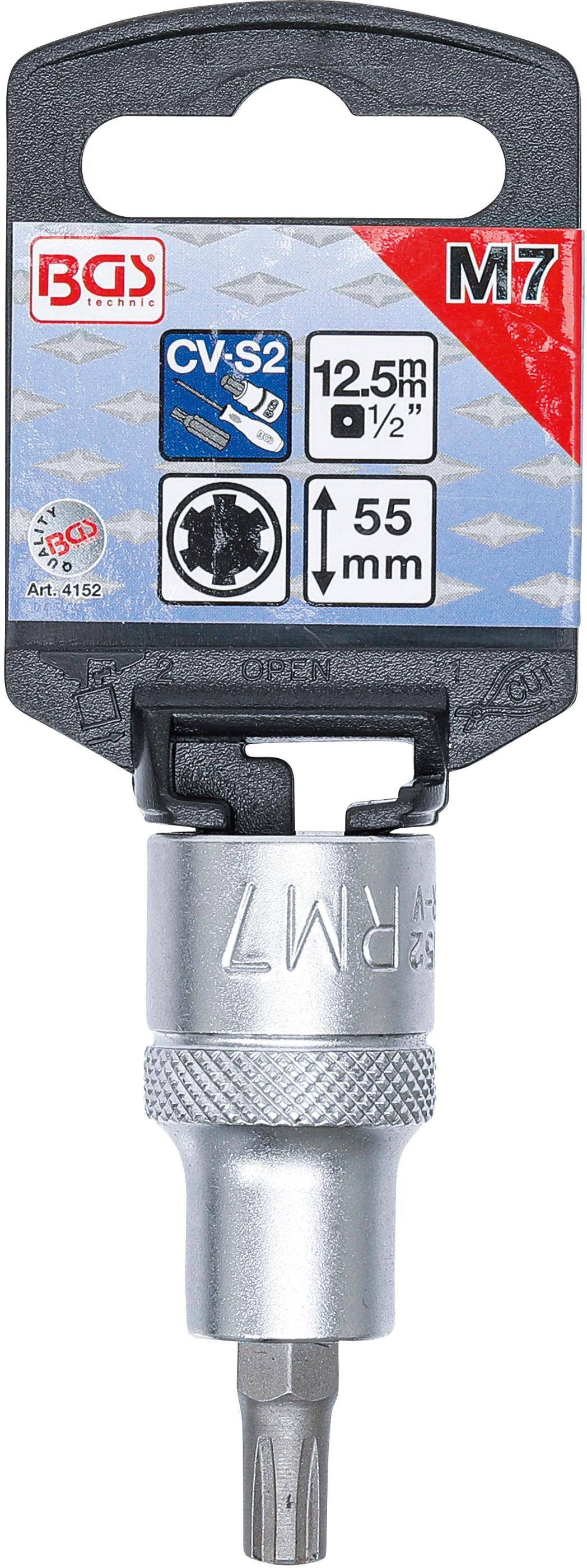 BGS technic Bit-Einsatz | Antrieb Innenvierkant 12,5 mm (1/2") |