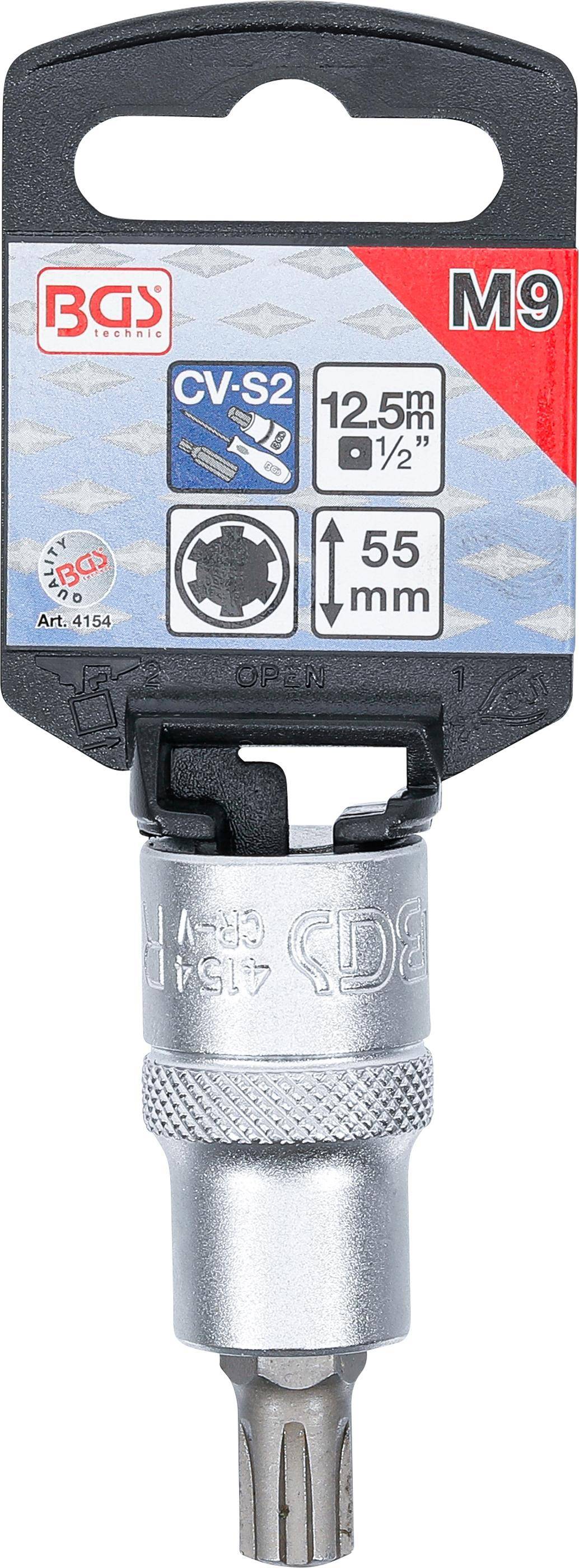 BGS technic Bit-Einsatz | Antrieb Innenvierkant 12,5 mm (1/2") |