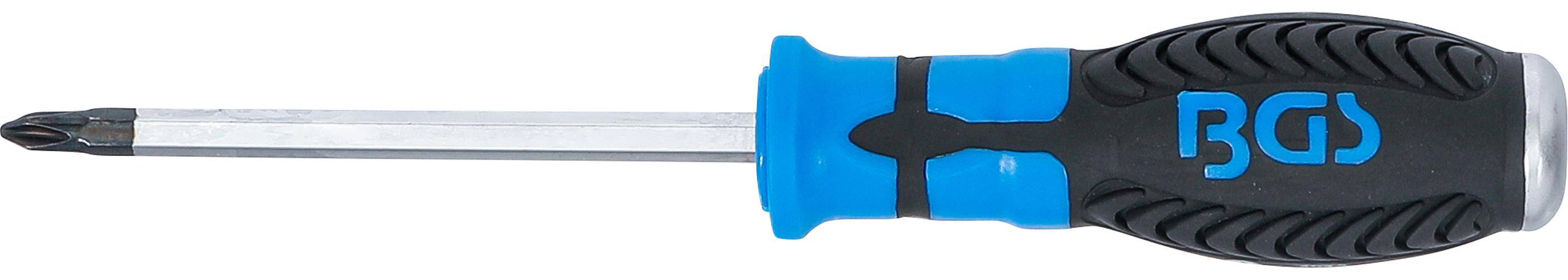 BGS Schraubendreher | Kreuzschlitz PH2 | Klingenlänge 100 mm