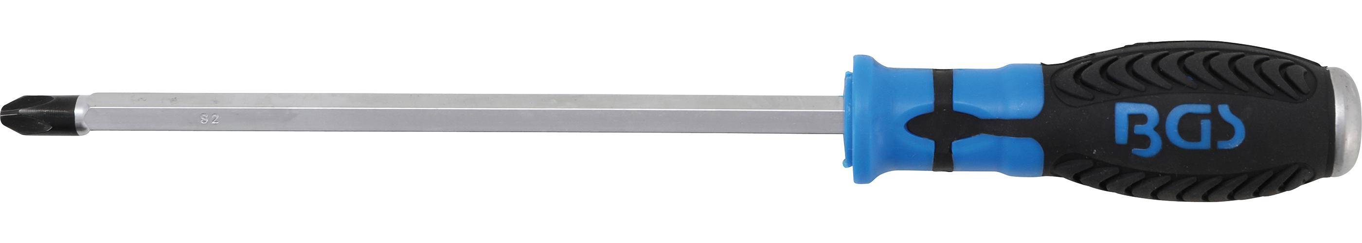 BGS Schraubendreher | Kreuzschlitz PH4 | Klingenlänge 200 mm