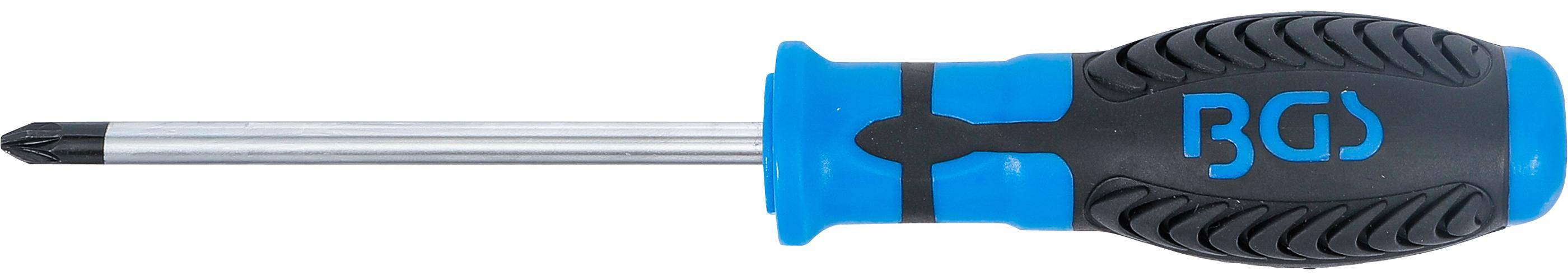 BGS Schraubendreher | Kreuzschlitz PZ2 | Klingenlnge 100 mm
